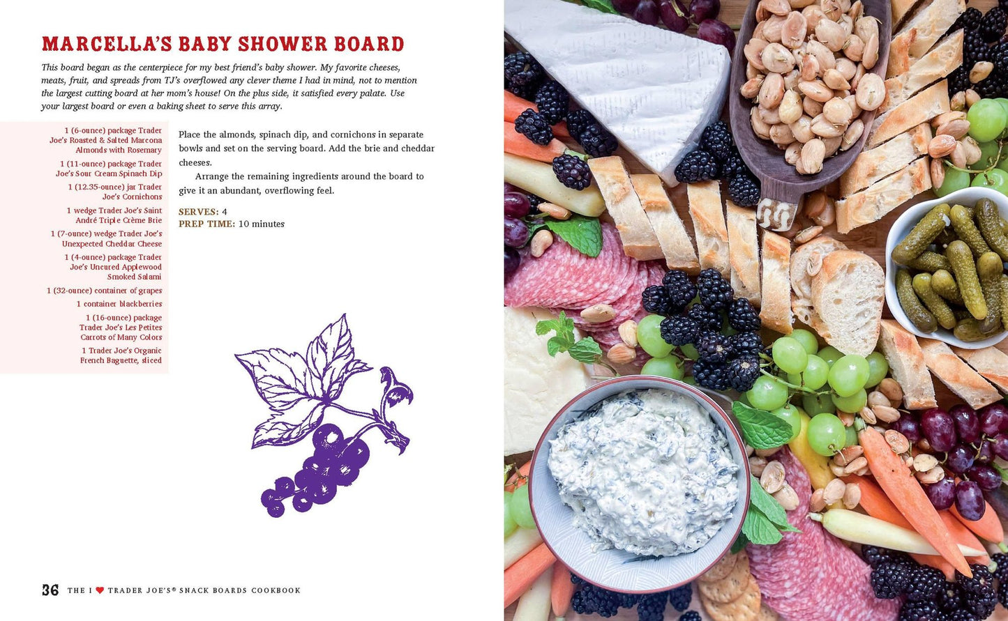 The I Love Trader Joe's Snack Boards Cookbook: 50 Delicious Recipes for Charcuterie, Spreads, Platters, and More Using Ingredients from the World's Greatest Grocery Store