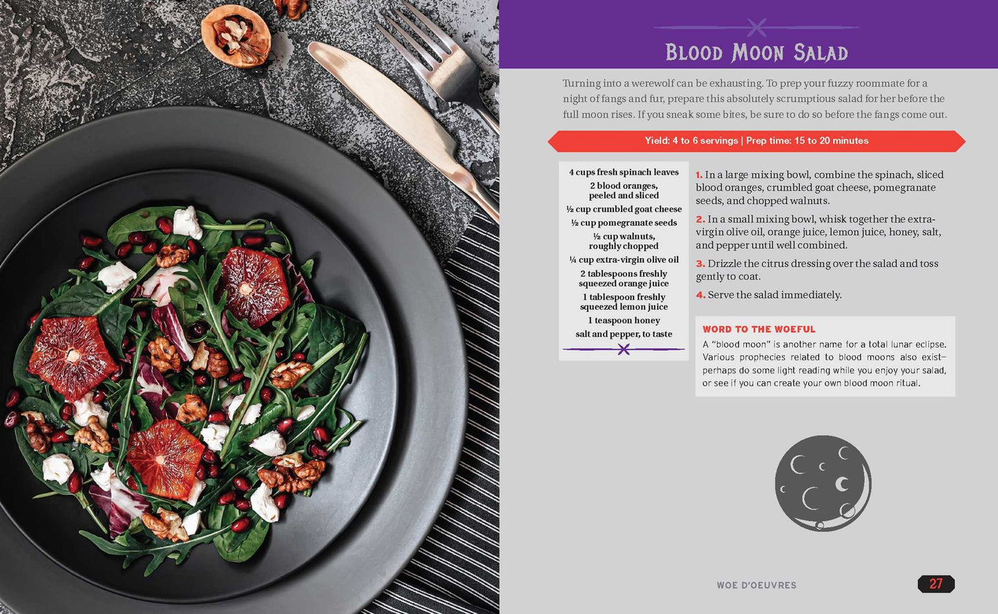 The Unofficial Wednesday Cookbook: Recipes Inspired by the Deliciously Macabre TV Show