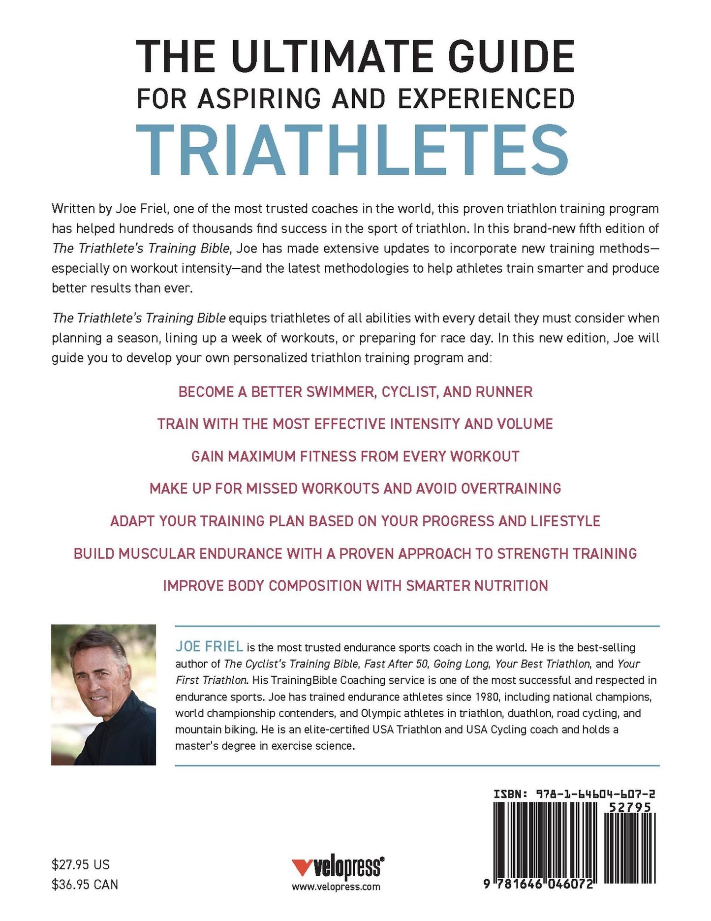 The Triathlete's Training Bible: The World's Most Comprehensive Training Guide, 5th Edition
