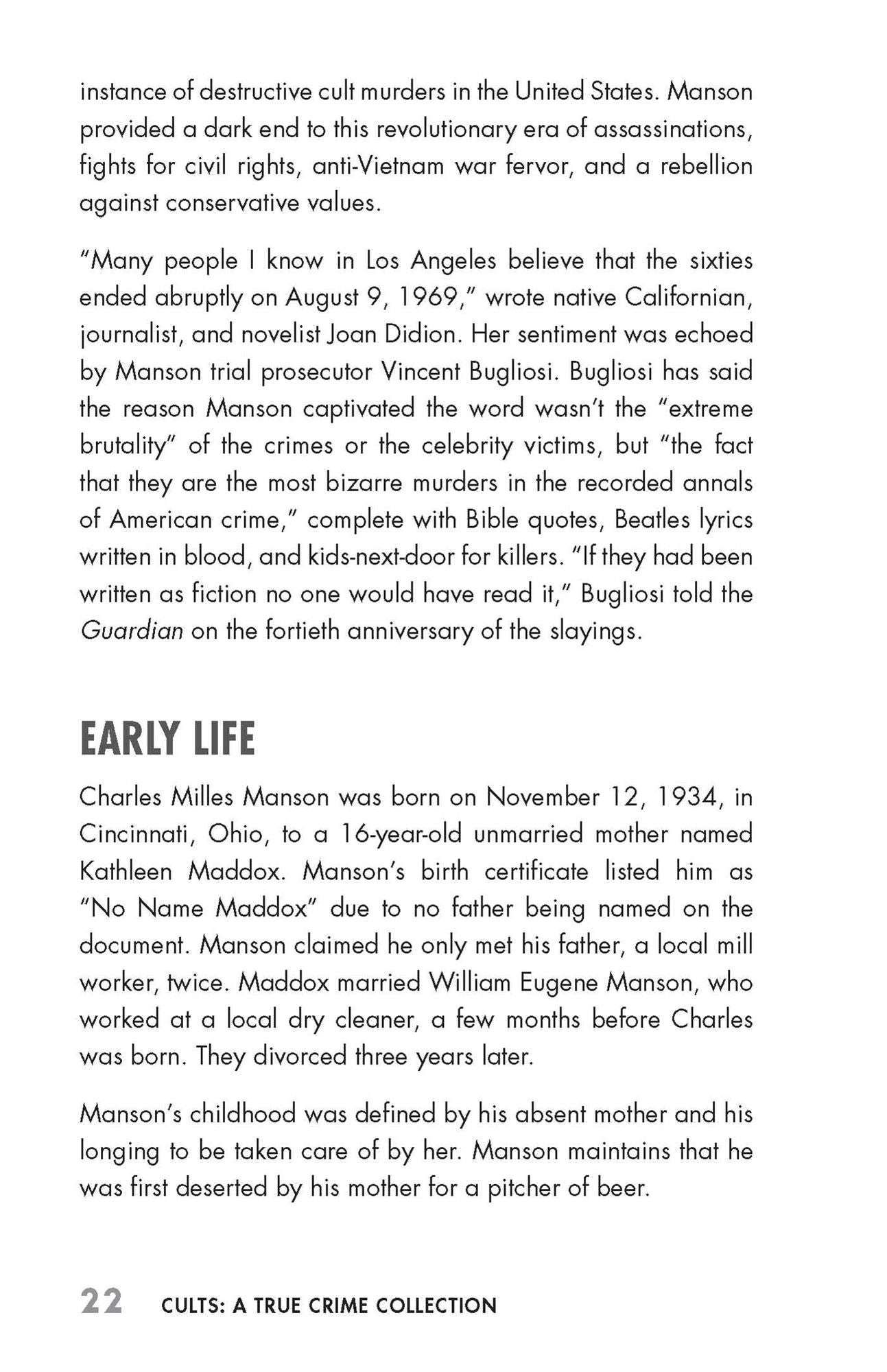 Cults: A True Crime Collection: The Shocking True Stories of Heaven's Gate, the Manson Family, Jim Jones, the Branch Davidians, and More Deathly Cases