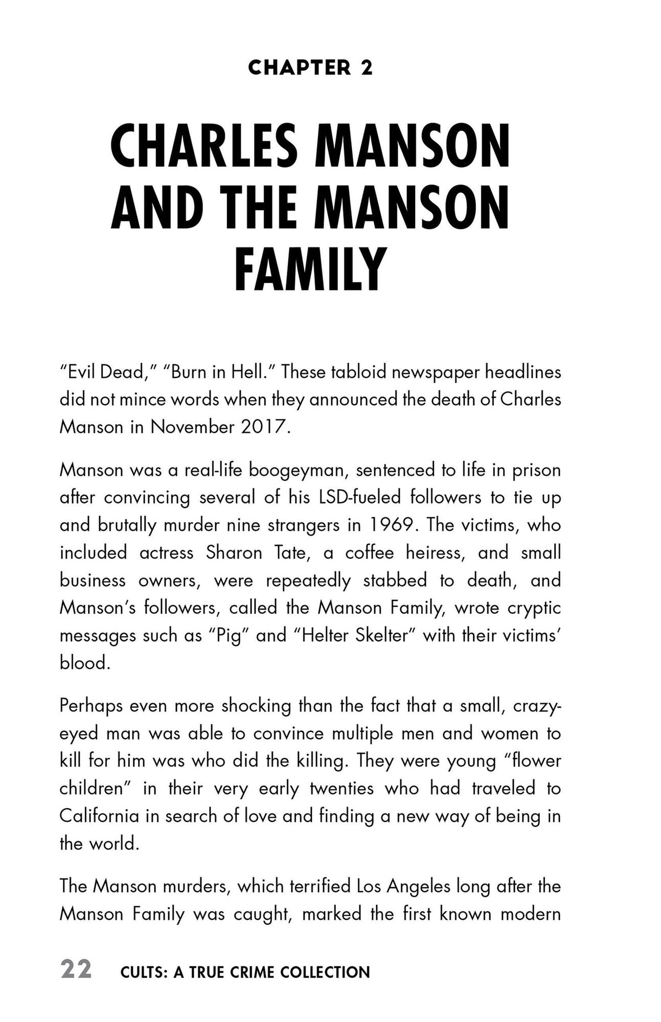 Cults: A True Crime Collection: The Shocking True Stories of Heaven's Gate, the Manson Family, Jim Jones, the Branch Davidians, and More Deathly Cases