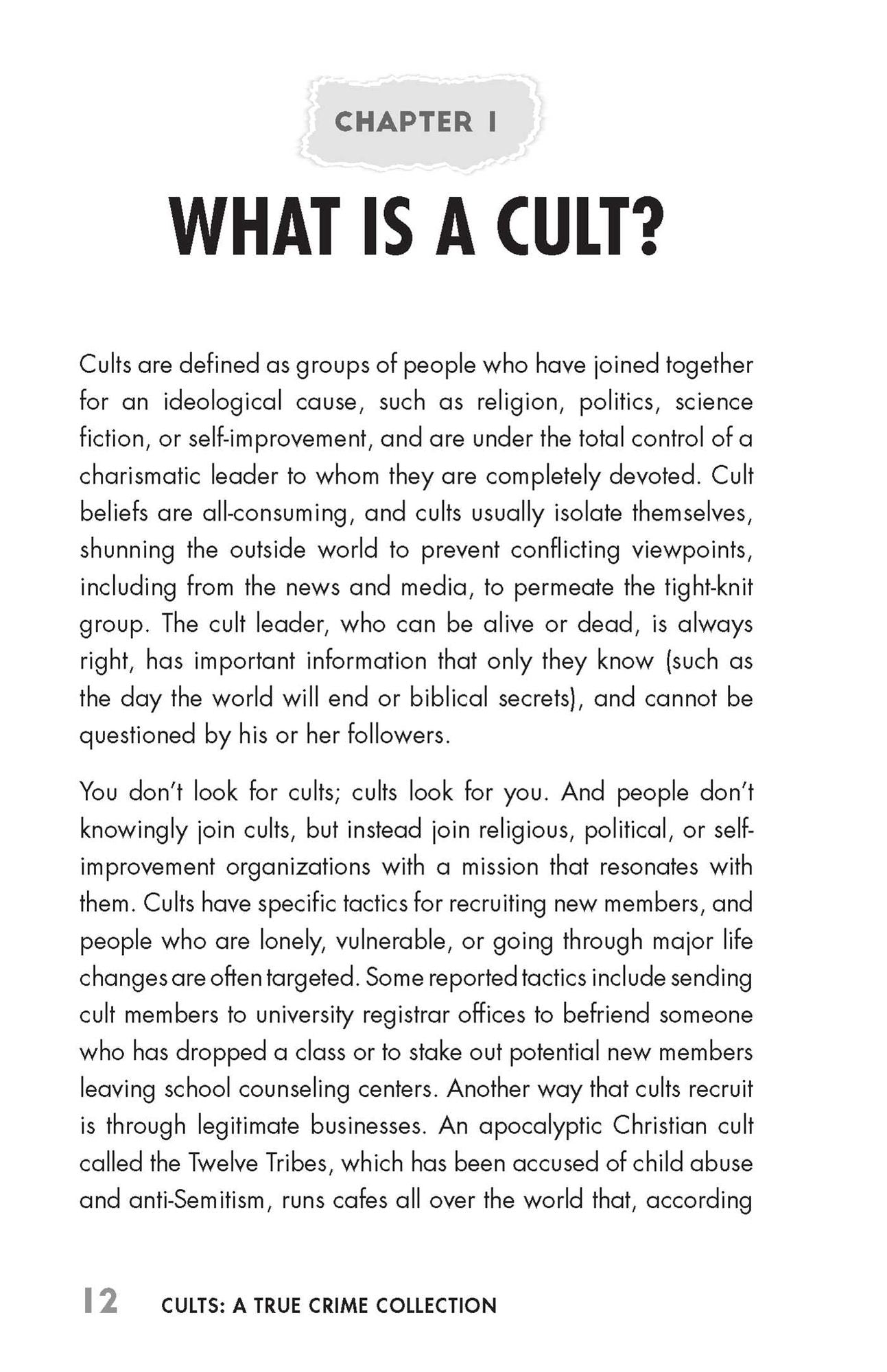 Cults: A True Crime Collection: The Shocking True Stories of Heaven's Gate, the Manson Family, Jim Jones, the Branch Davidians, and More Deathly Cases