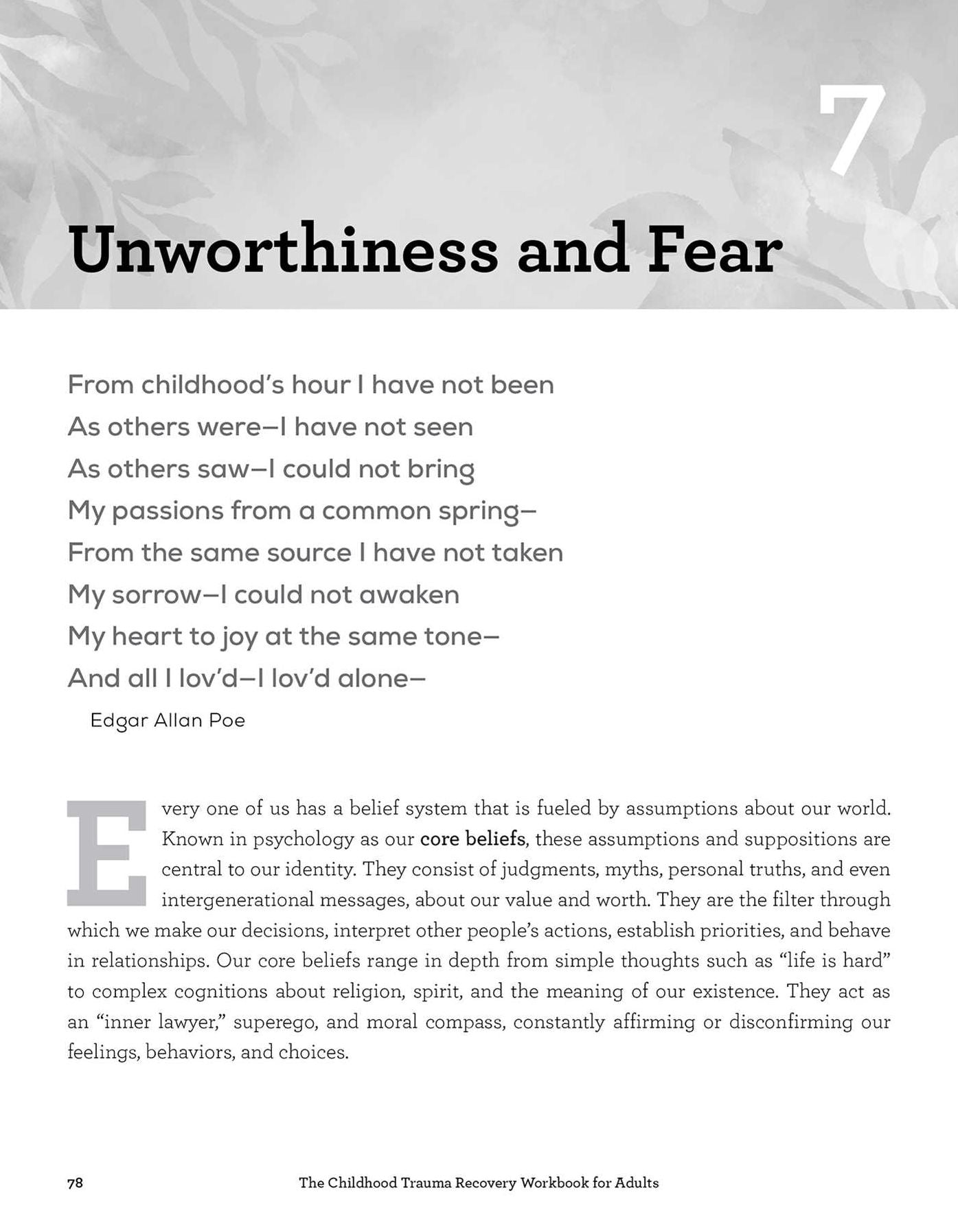 The Childhood Trauma Recovery Workbook for Adults: Interactive Exercises, Therapeutic Prompts, and CBT/DBT Strategies for Dealing with Depression, Anxiety, Shame, and Other Effects of Abuse