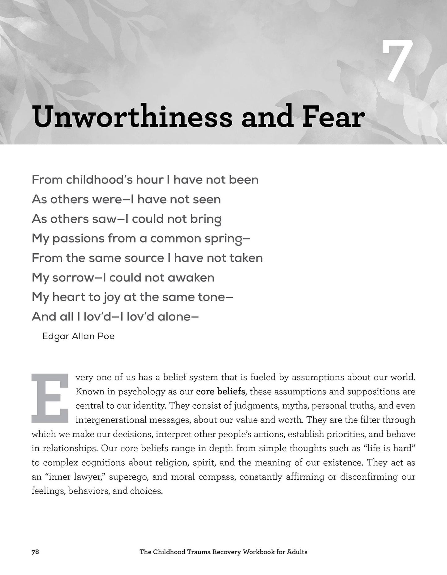The Childhood Trauma Recovery Workbook for Adults: Interactive Exercises, Therapeutic Prompts, and CBT/DBT Strategies for Dealing with Depression, Anxiety, Shame, and Other Effects of Abuse