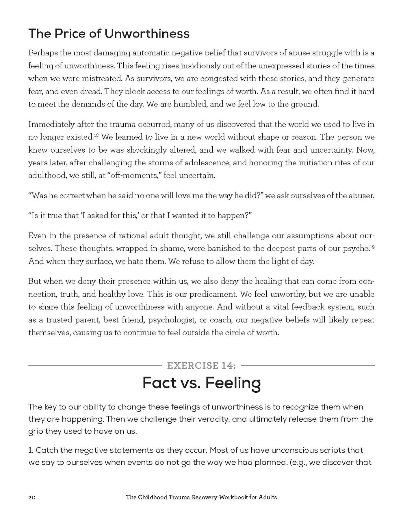 The Childhood Trauma Recovery Workbook for Adults: Interactive Exercises, Therapeutic Prompts, and CBT/DBT Strategies for Dealing with Depression, Anxiety, Shame, and Other Effects of Abuse