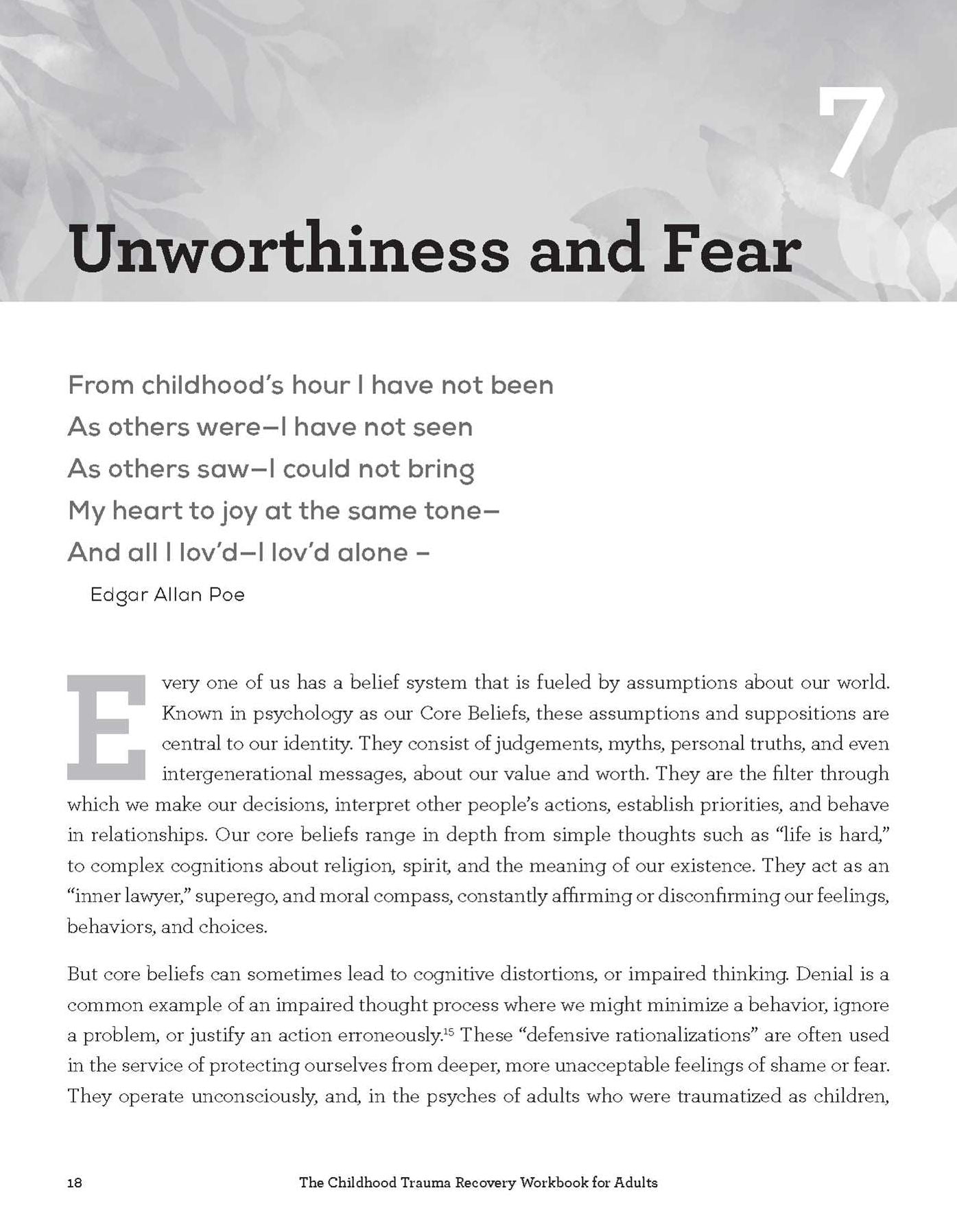 The Childhood Trauma Recovery Workbook for Adults: Interactive Exercises, Therapeutic Prompts, and CBT/DBT Strategies for Dealing with Depression, Anxiety, Shame, and Other Effects of Abuse
