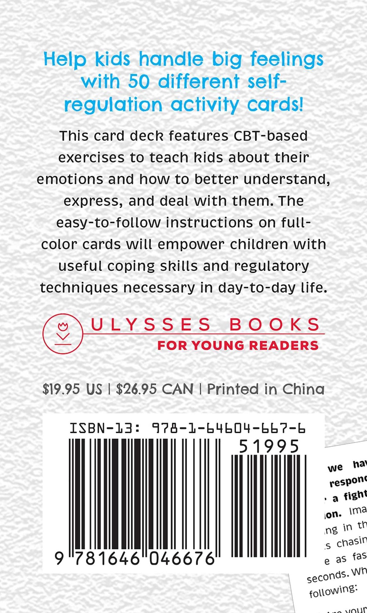 The Self-Regulation Deck for Kids: 50 Cards of CBT Exercises and Coping Strategies to Help Children Handle Anxiety, Stress, and Other Strong Emotions