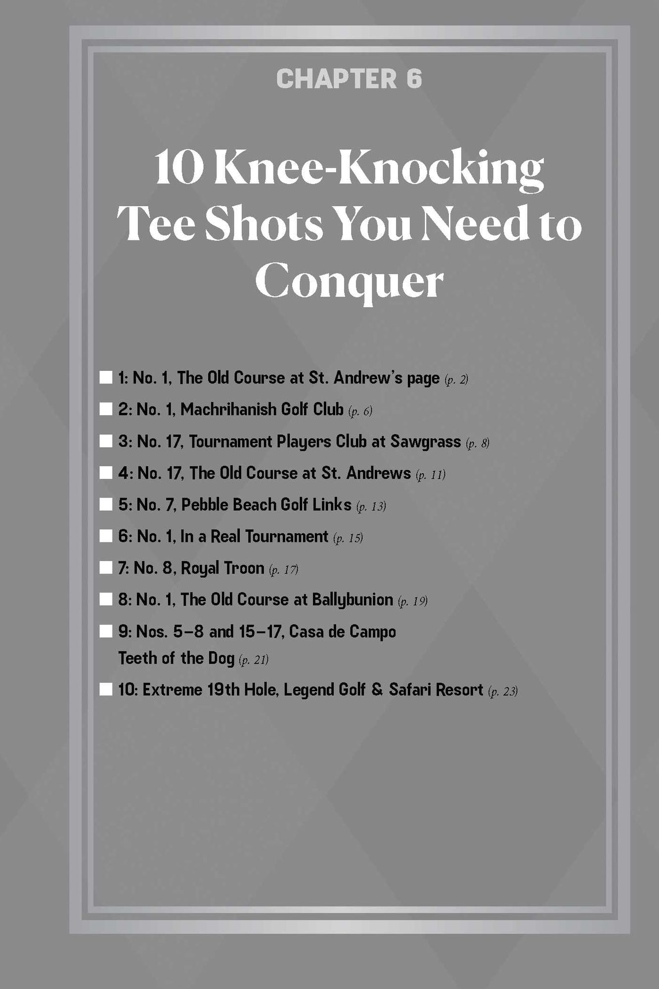 The Golf Bucket List: 100 Ideas for Enjoying the Great Game of Golf
