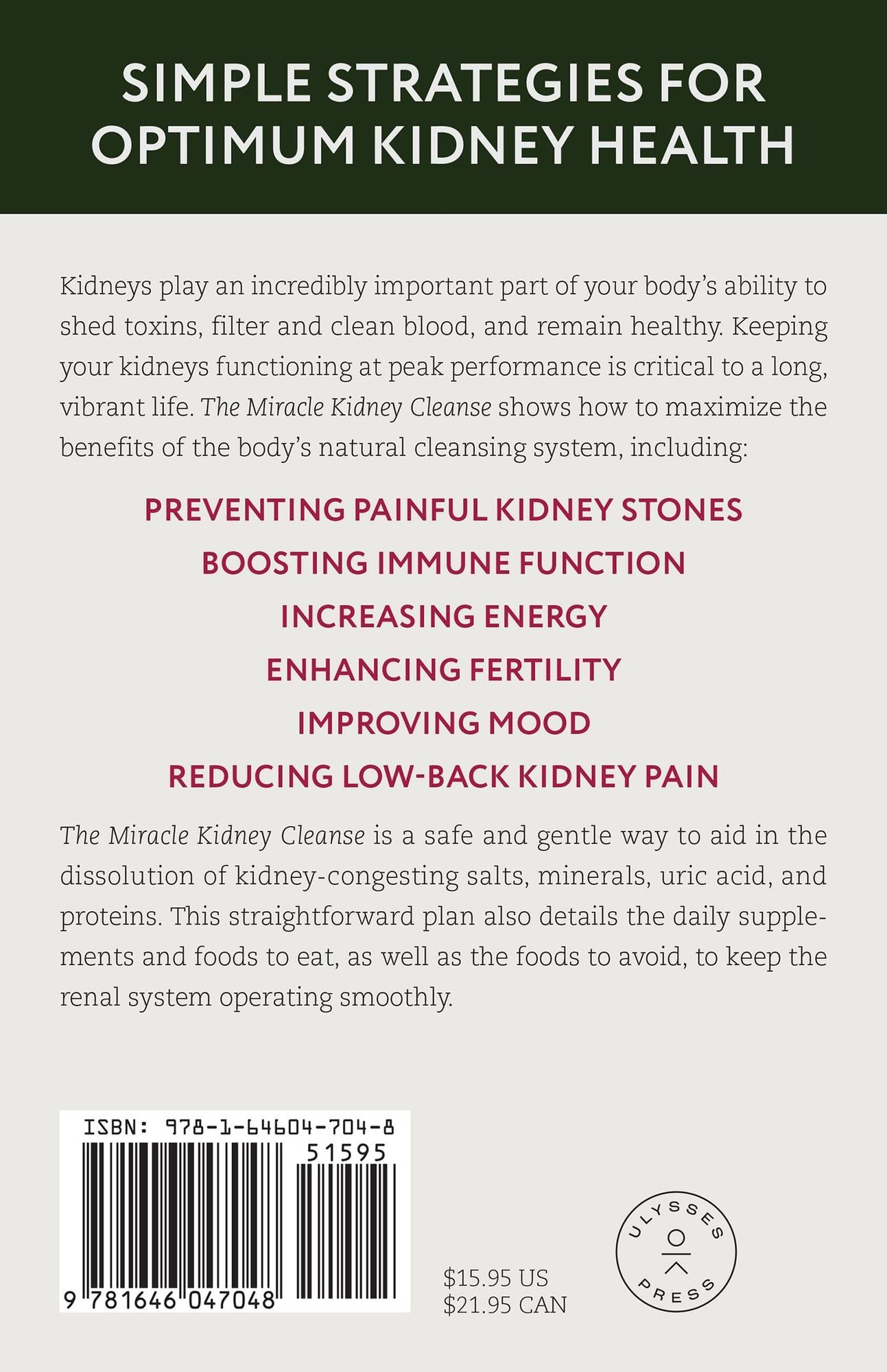 The Miracle Kidney Cleanse: The All-Natural, At-Home Flush to Purify Your Body (10th Anniversary Cover)