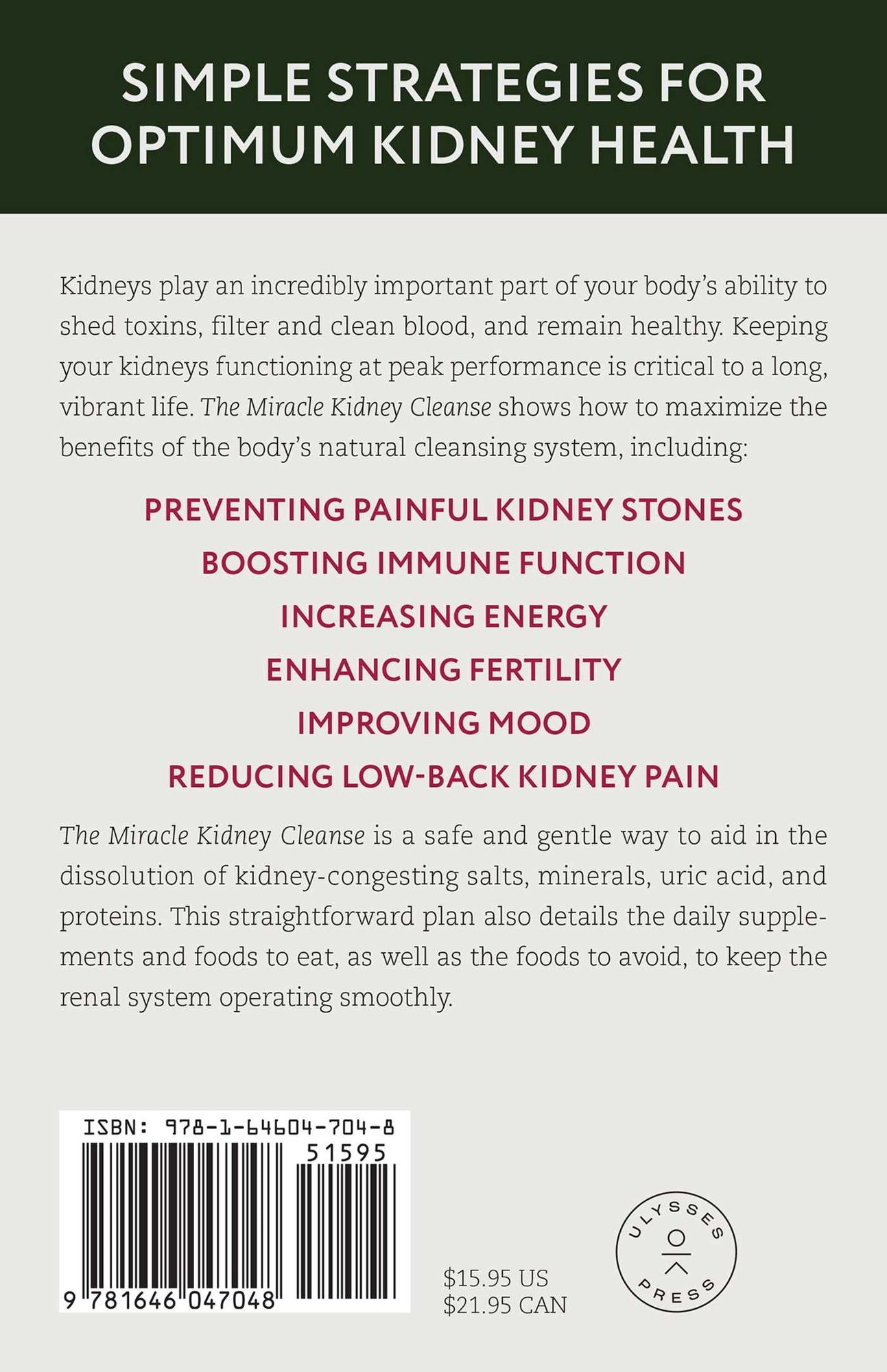 The Miracle Kidney Cleanse: The All-Natural, At-Home Flush to Purify Your Body (10th Anniversary Cover)
