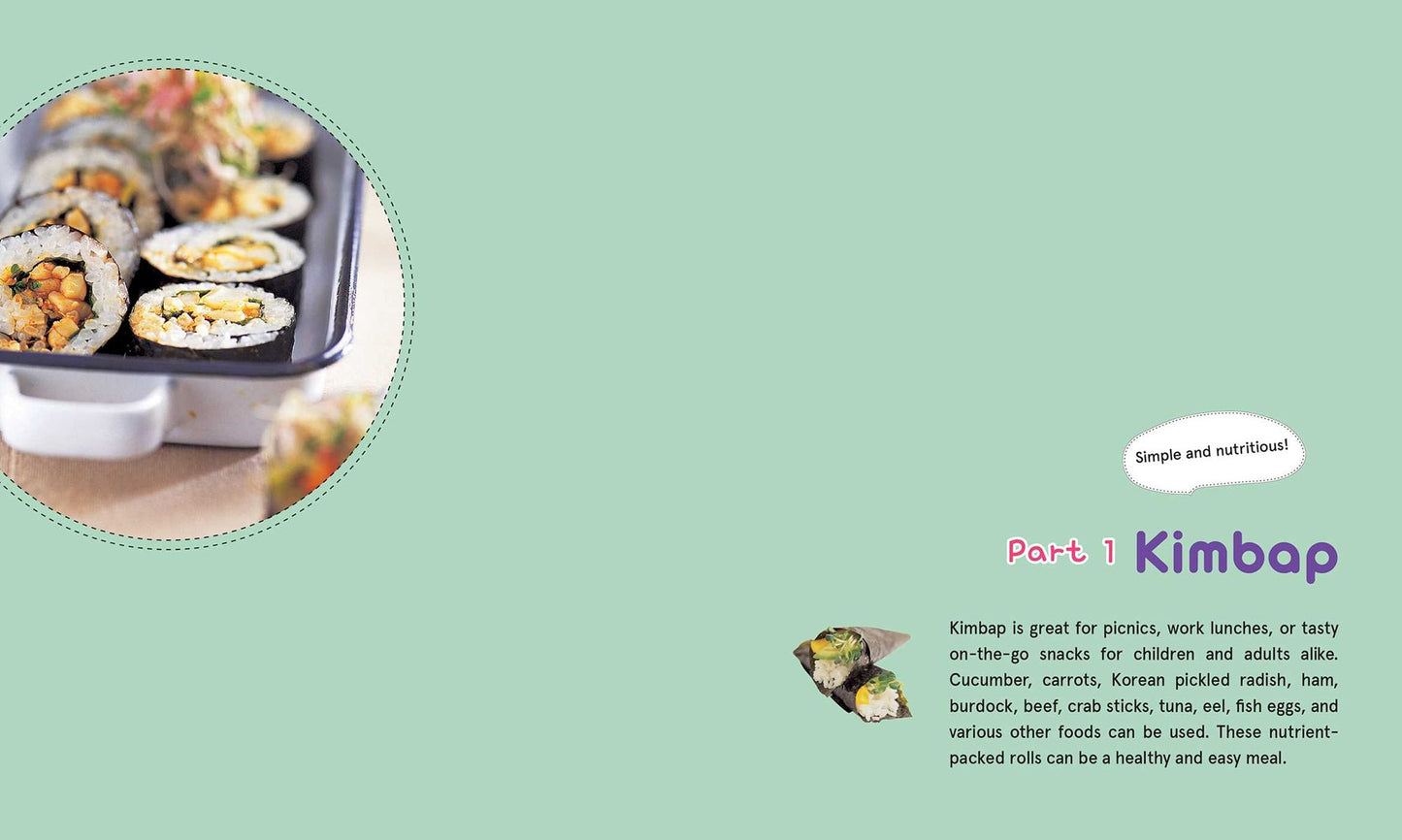 The Kimbap Cookbook: 50+ Delicious and Beginner-Friendly Recipes for Rolls, Rice Balls, and More Convenience Store-Style Snacks