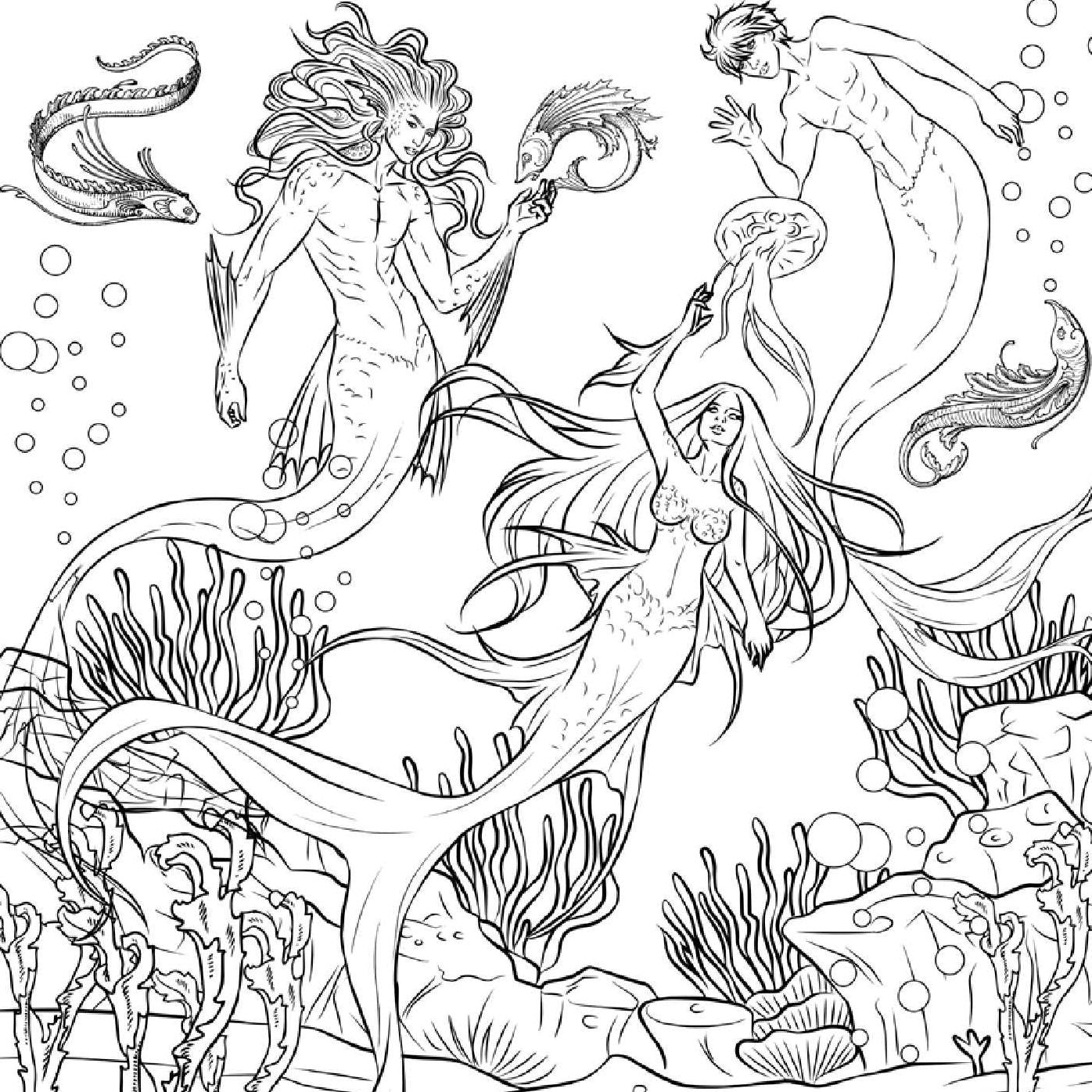 The Romantasy Coloring Book: An Adult Coloring Book Featuring 24 Gorgeous Romance and Fantasy-Themed Illustrations