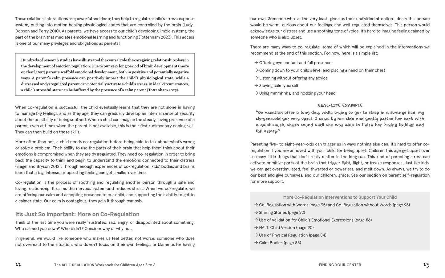 The Self-Regulation Workbook for Children Ages 5 to 8: A Parent-Child Resource for Engaging in Healthy Coping Skills and Building Connection