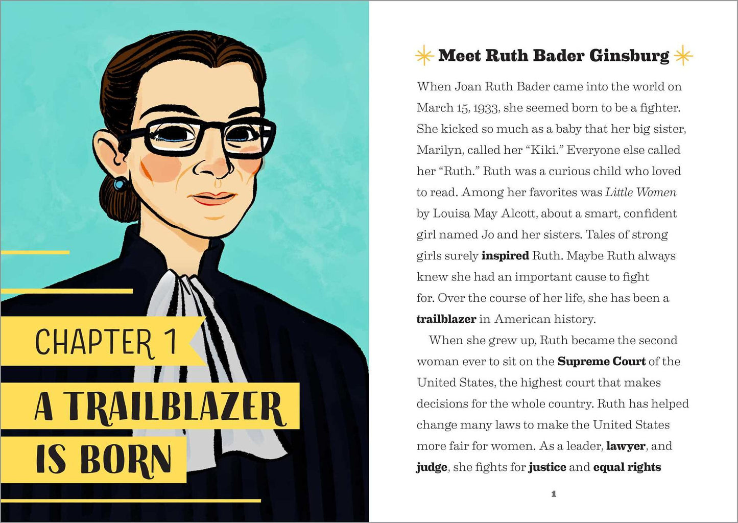 The Story of Ruth Bader Ginsburg: An Inspiring Biography for Young Readers