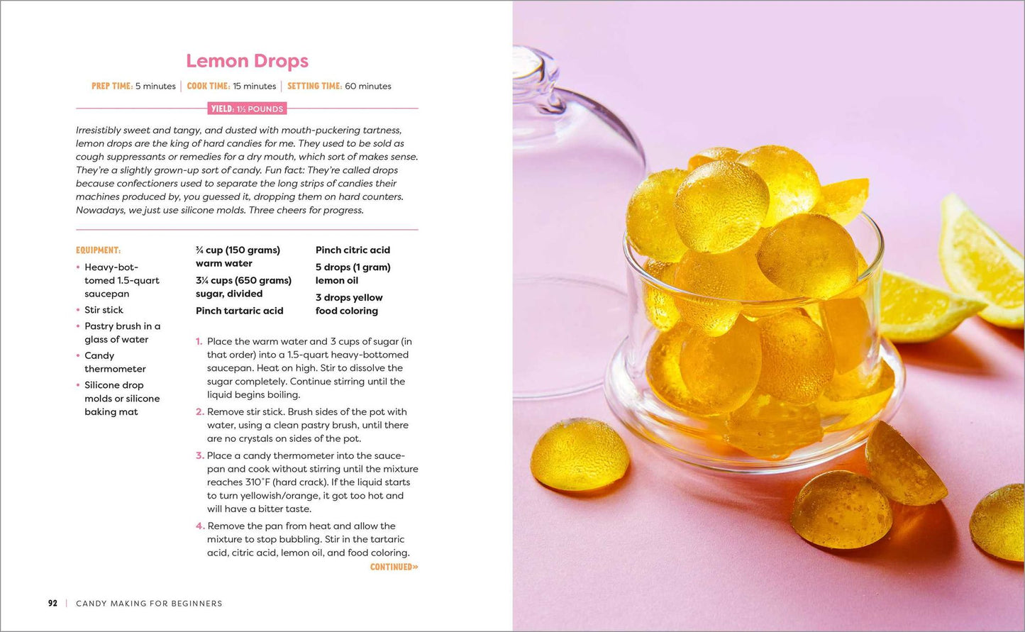 Candy Making for Beginners: Easy Recipes for Homemade Caramels, Gummies, Lollipops and More