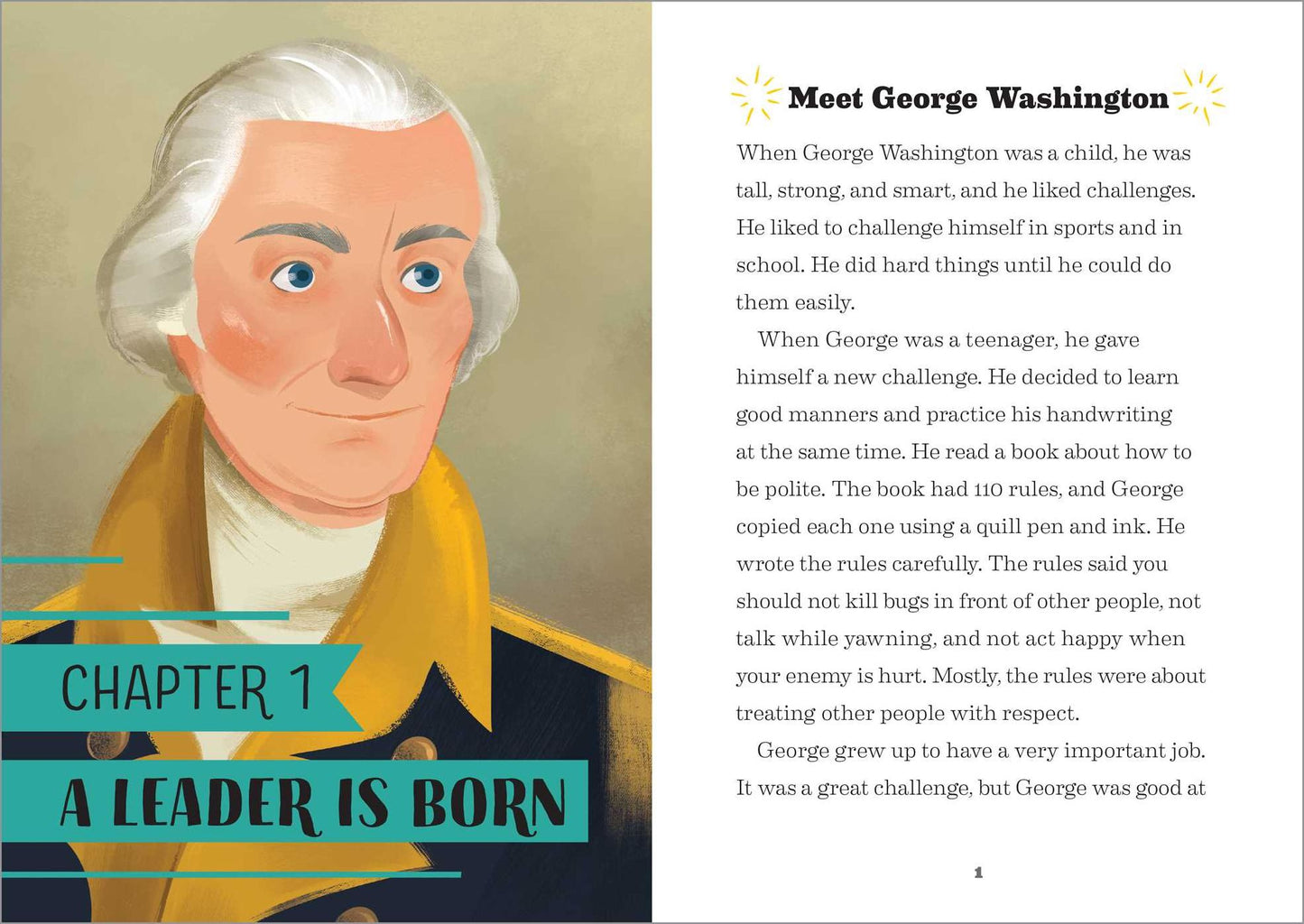 The Story of George Washington: An Inspiring Biography for Young Readers
