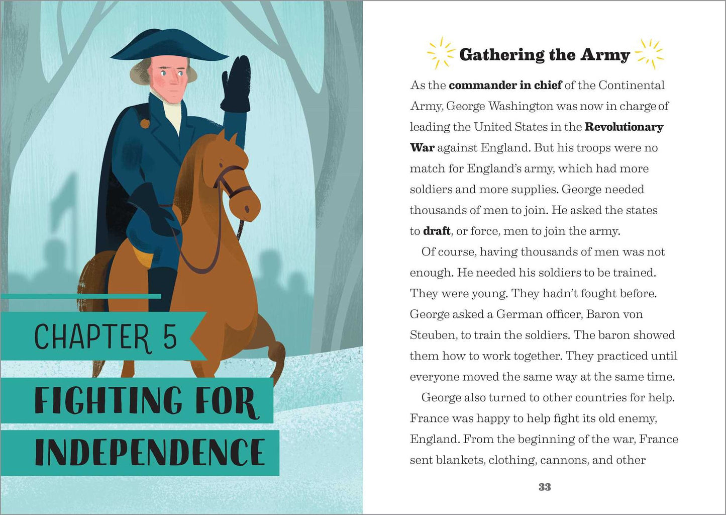 The Story of George Washington: An Inspiring Biography for Young Readers