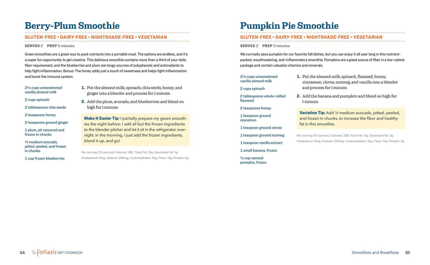 The Psoriasis Diet Cookbook: Easy, Healthy Recipes to Soothe Your Symptoms