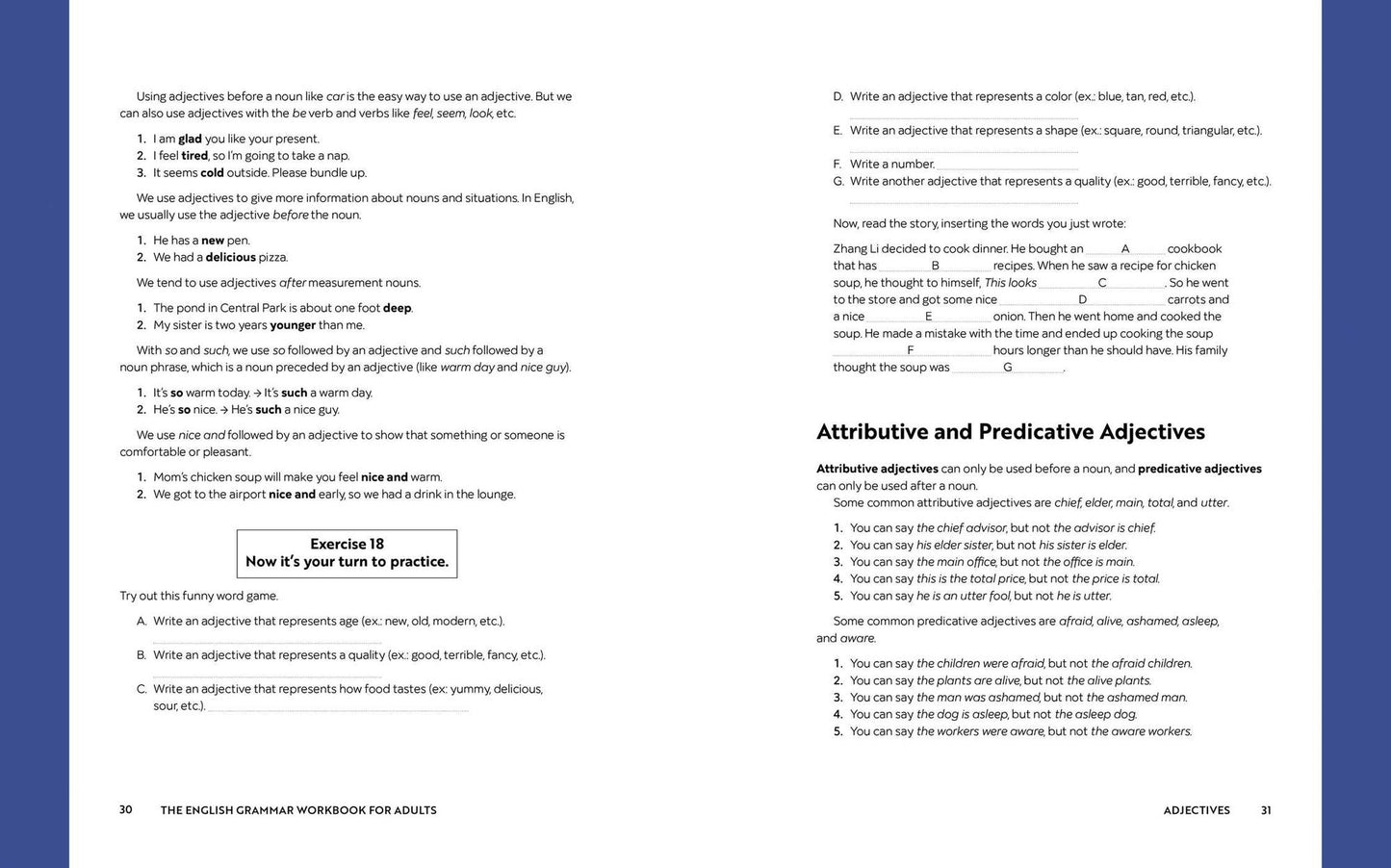 The English Grammar Workbook for Adults: A Self-Study Guide to Improve Functional Writing