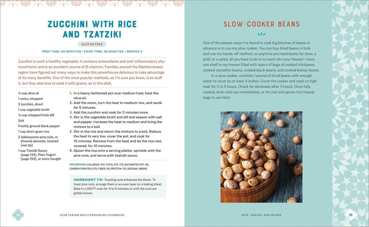 Vegetarian Mediterranean Cookbook: 125+ Simple, Healthy Recipes for Living Well