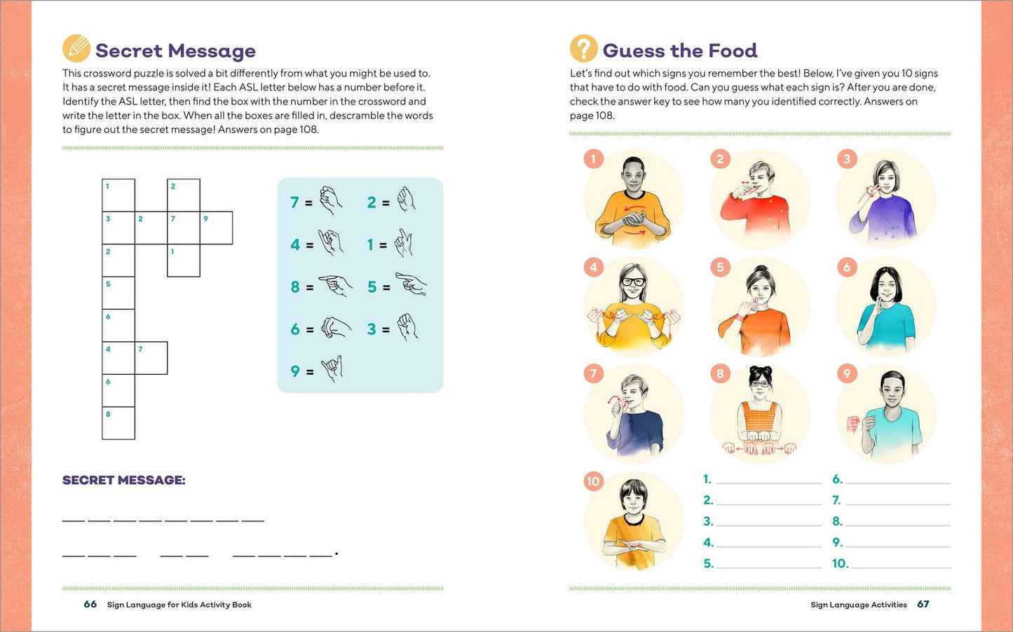 Sign Language for Kids Activity Book: 50 Fun Games and Activities to Start Signing