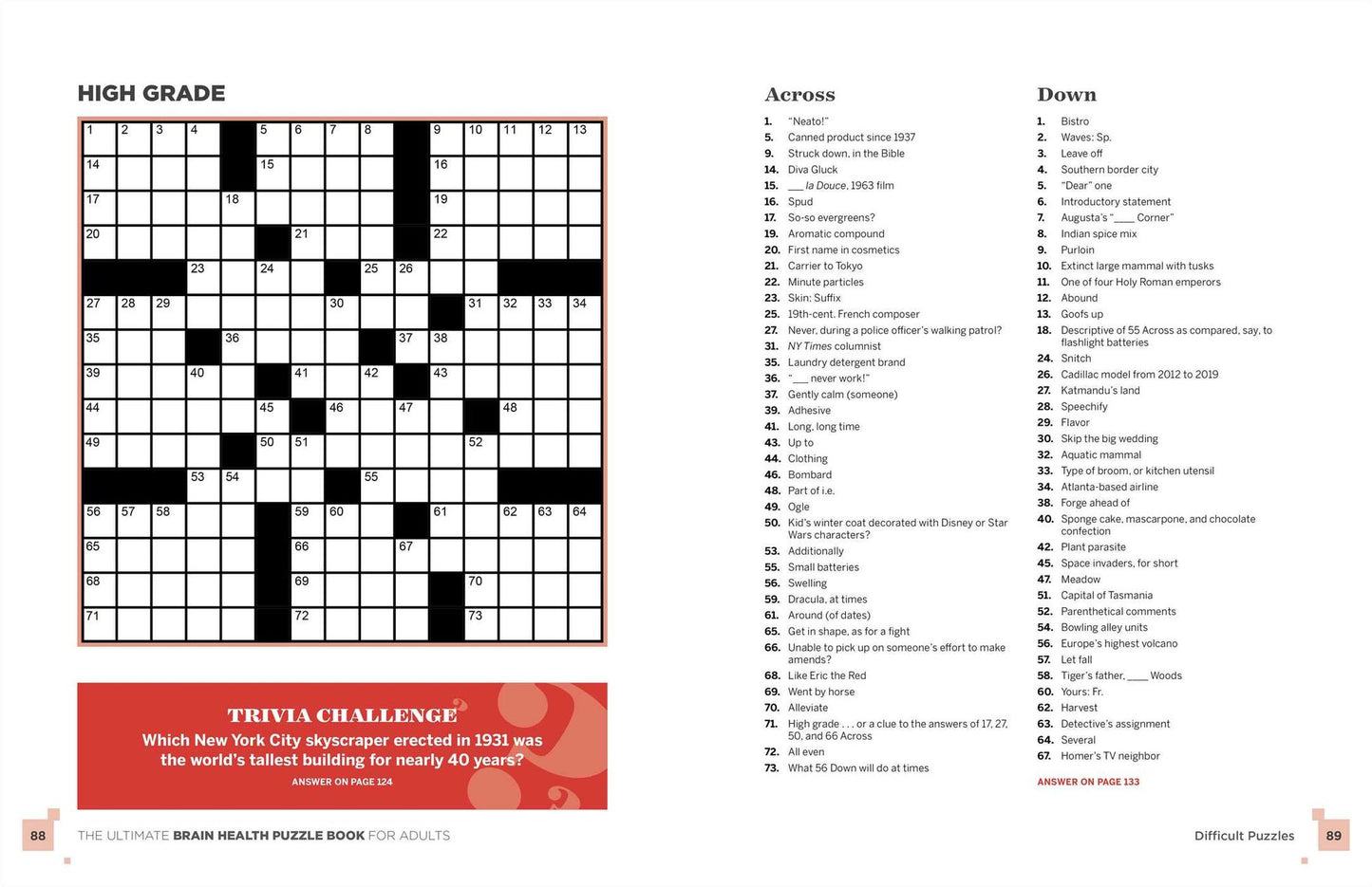The Ultimate Brain Health Puzzle Book for Adults: Crosswords, Sudoku, Cryptograms, Word Searches, and More!