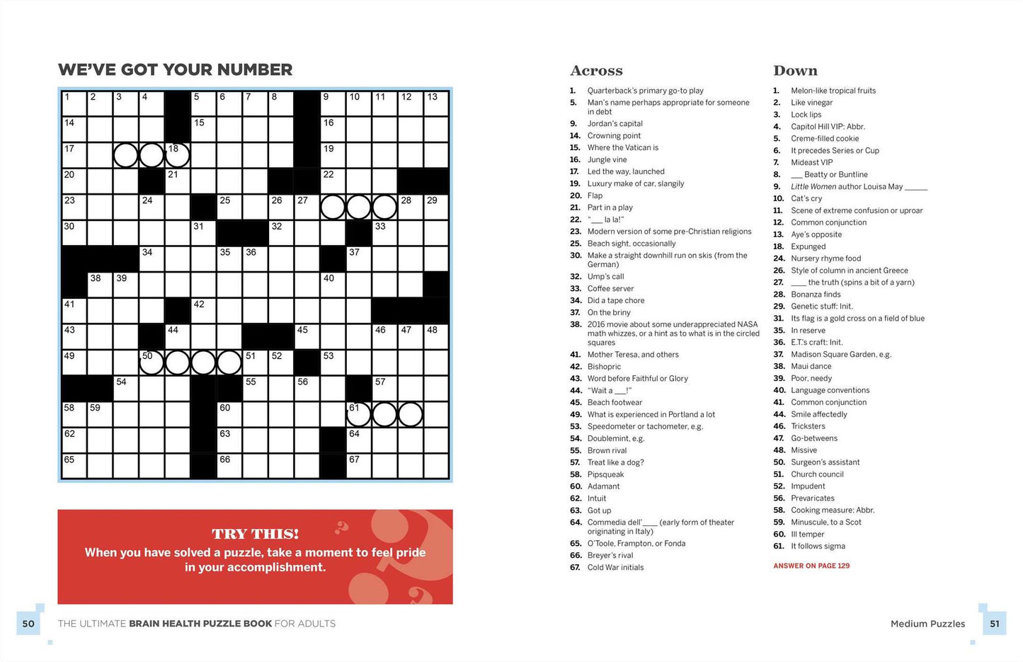 The Ultimate Brain Health Puzzle Book for Adults: Crosswords, Sudoku, Cryptograms, Word Searches, and More!