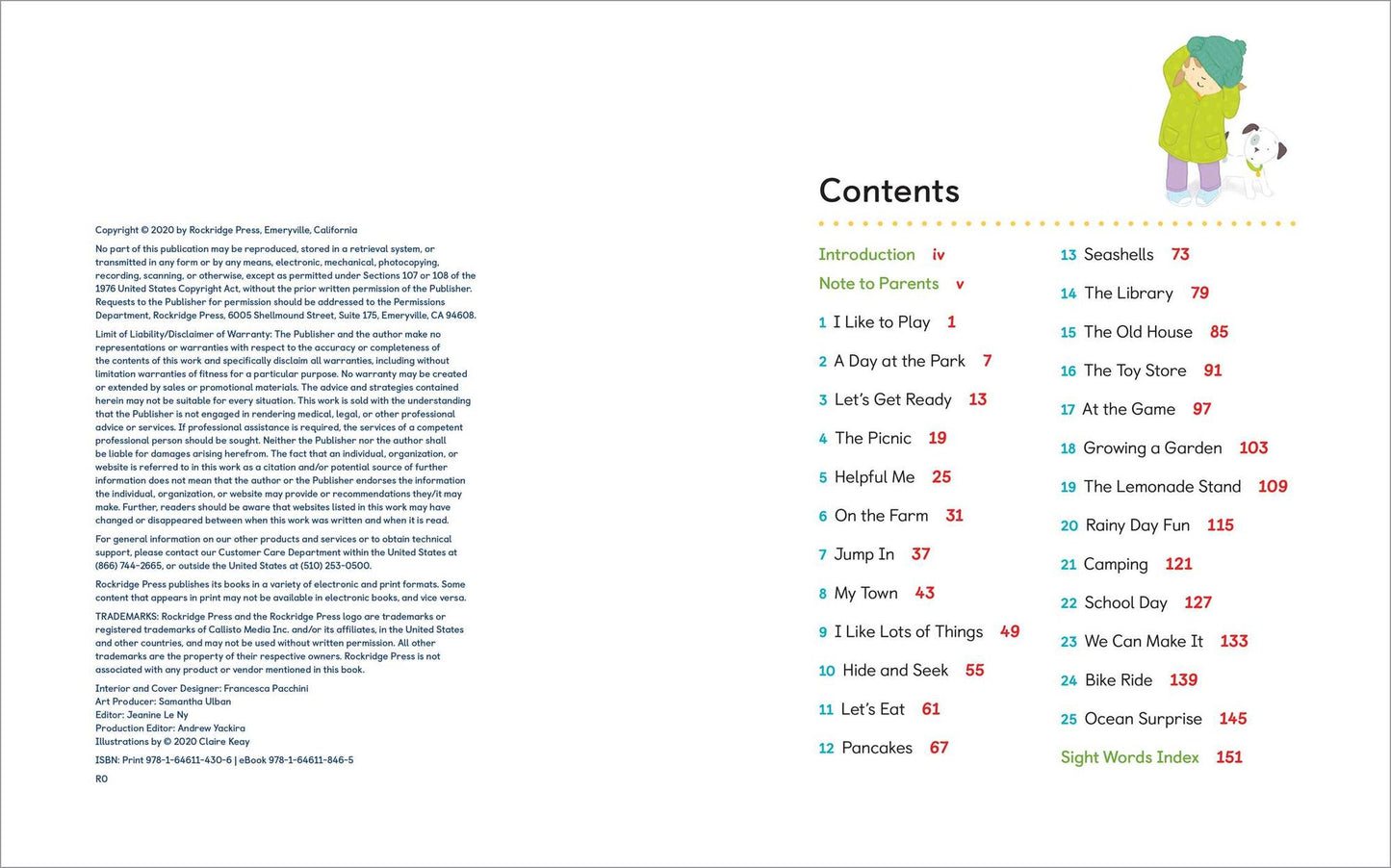 Learn to Read: Sight Words Storybook: 25 Simple Stories & Activities for Beginner Readers