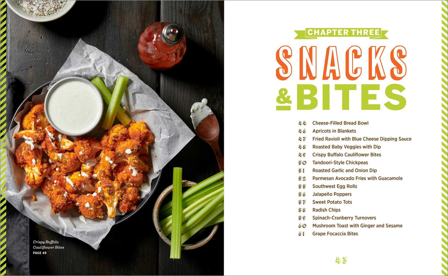 The Essential Vegetarian Air Fryer Cookbook: 75+ Easy Meatless Recipes