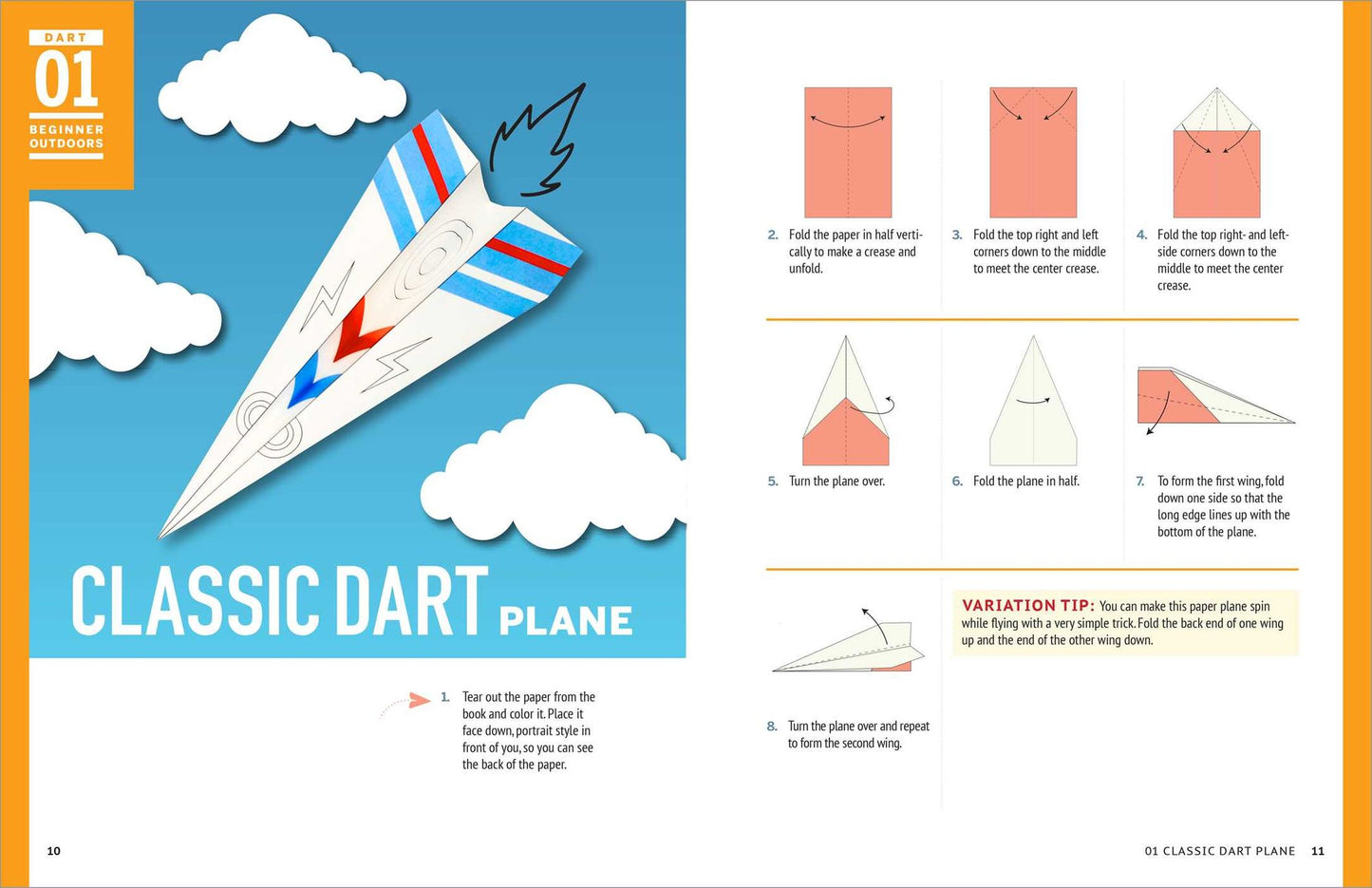 The Awesome Paper Airplane Book for Kids: Creative Designs and Fun Tear-Out Projects