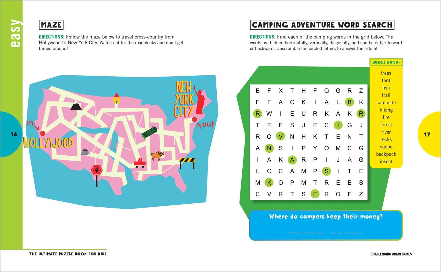 The Ultimate Puzzle Book for Kids: Sudokus, Mazes, Crosswords, and More!