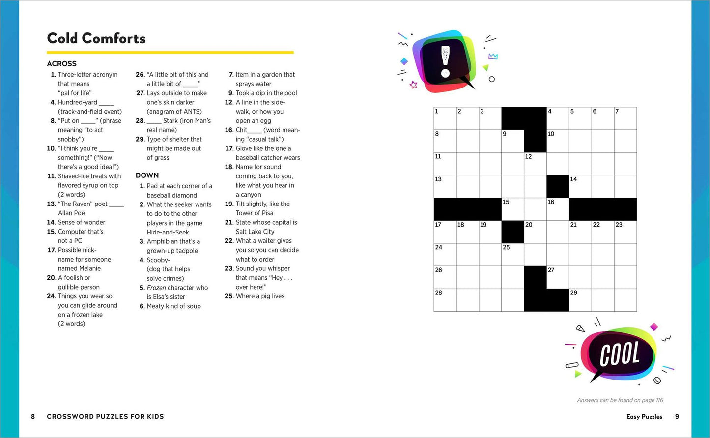 Crossword Puzzles for Kids: A Fun and Challenging Puzzle Book