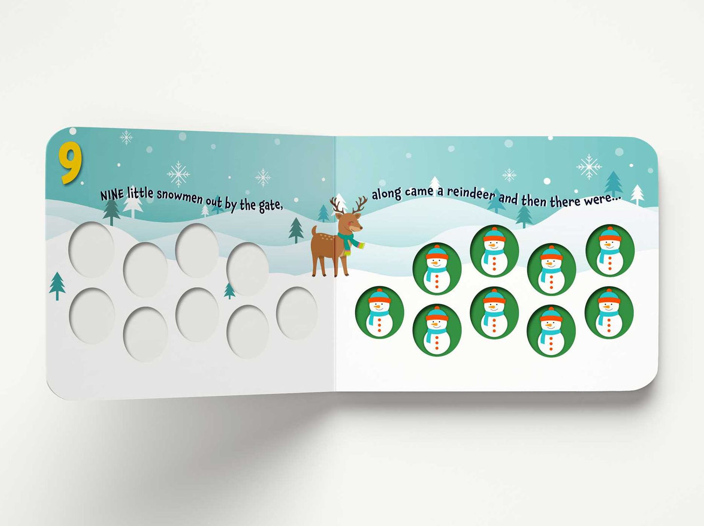 Ten Little Snowmen: A Magical Counting Storybook