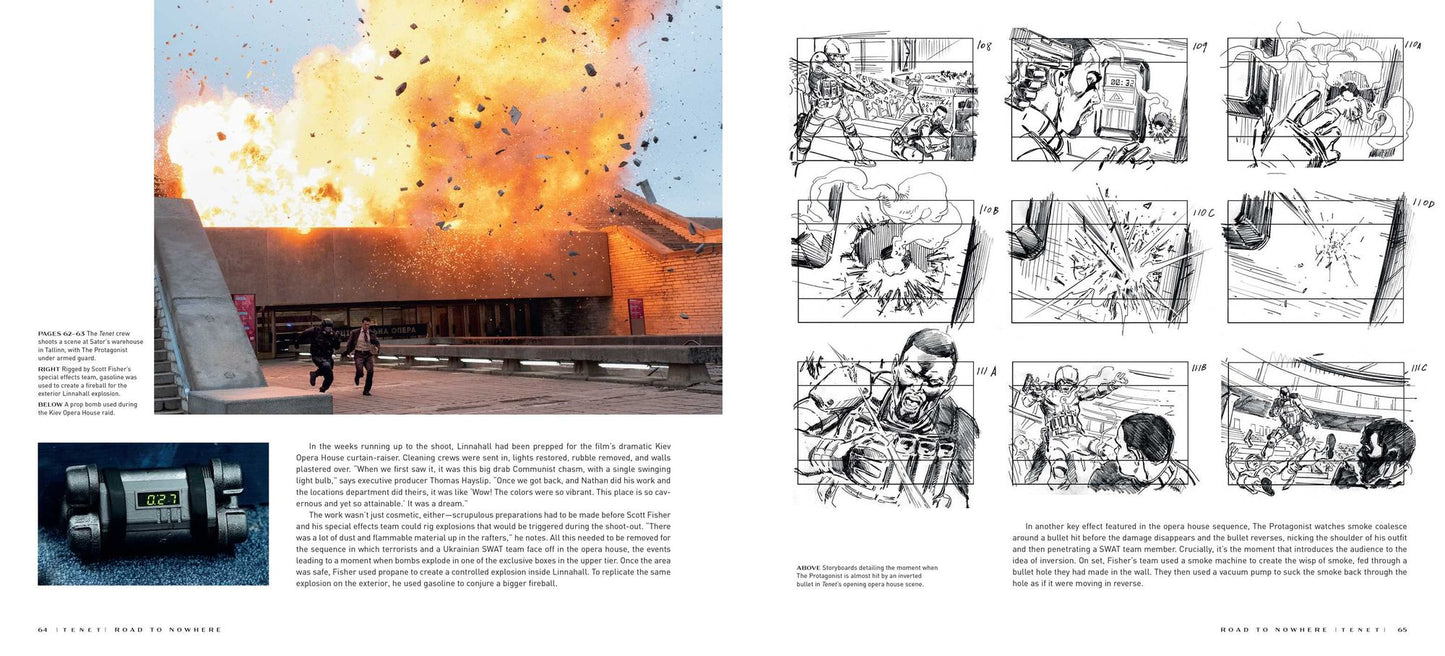 The Secrets of Tenet: Inside Christopher Nolan's Quantum Cold War, Foreword by John David Washington, backword by Kenneth Branagh (Tenet Movie, Making of Tenet, Movie Books, Coffee Table Art Books)