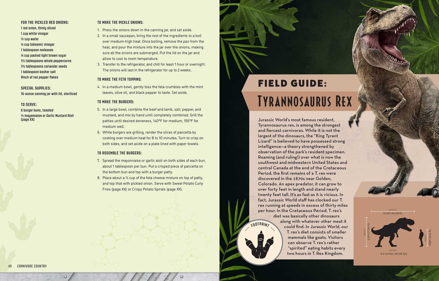 Jurassic World: The Official Cookbook