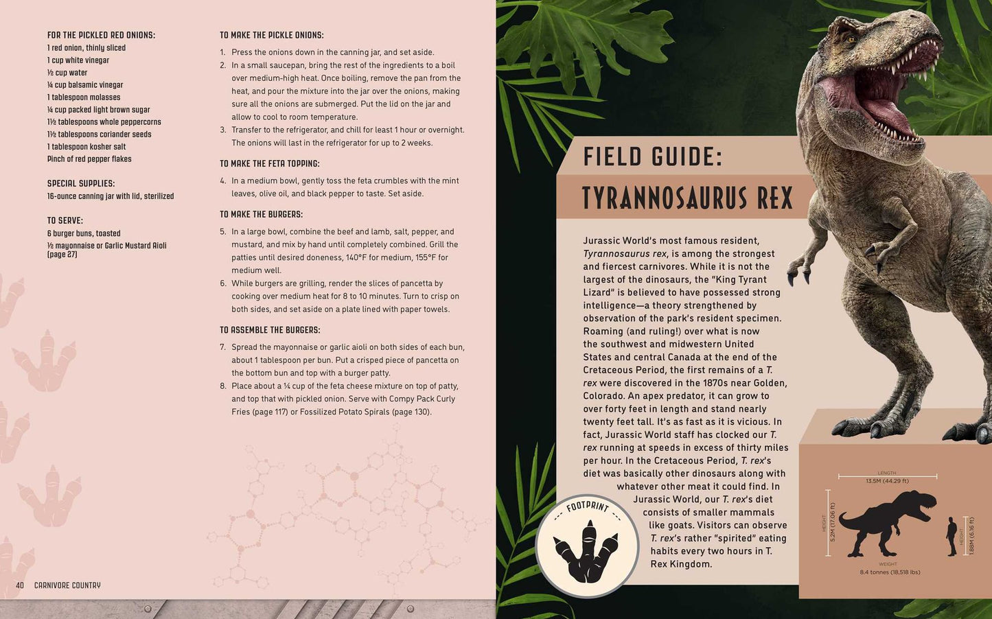 Jurassic World: The Official Cookbook