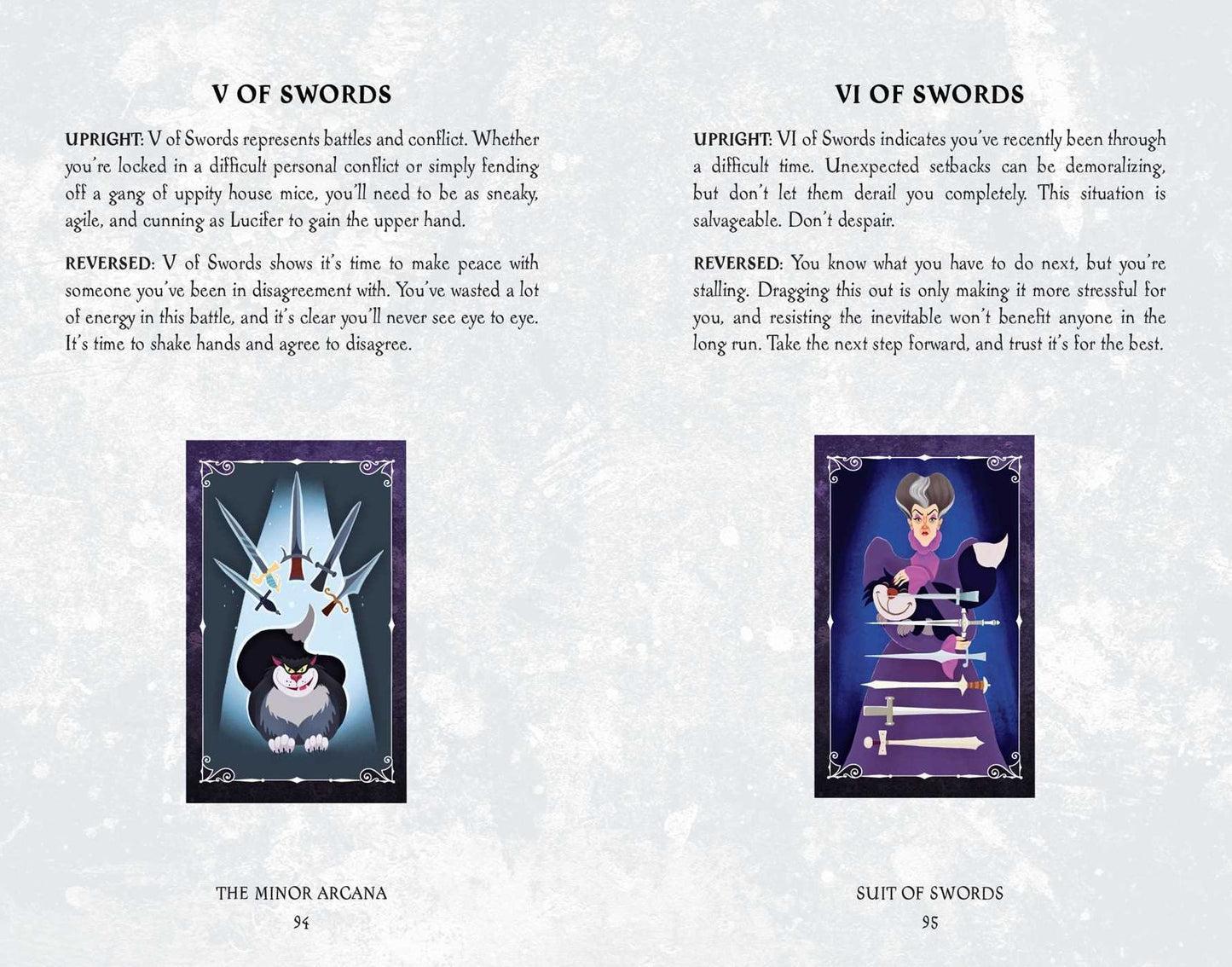 Disney Villains Tarot Deck and Guidebook Movie Tarot Deck Pop Culture Tarot