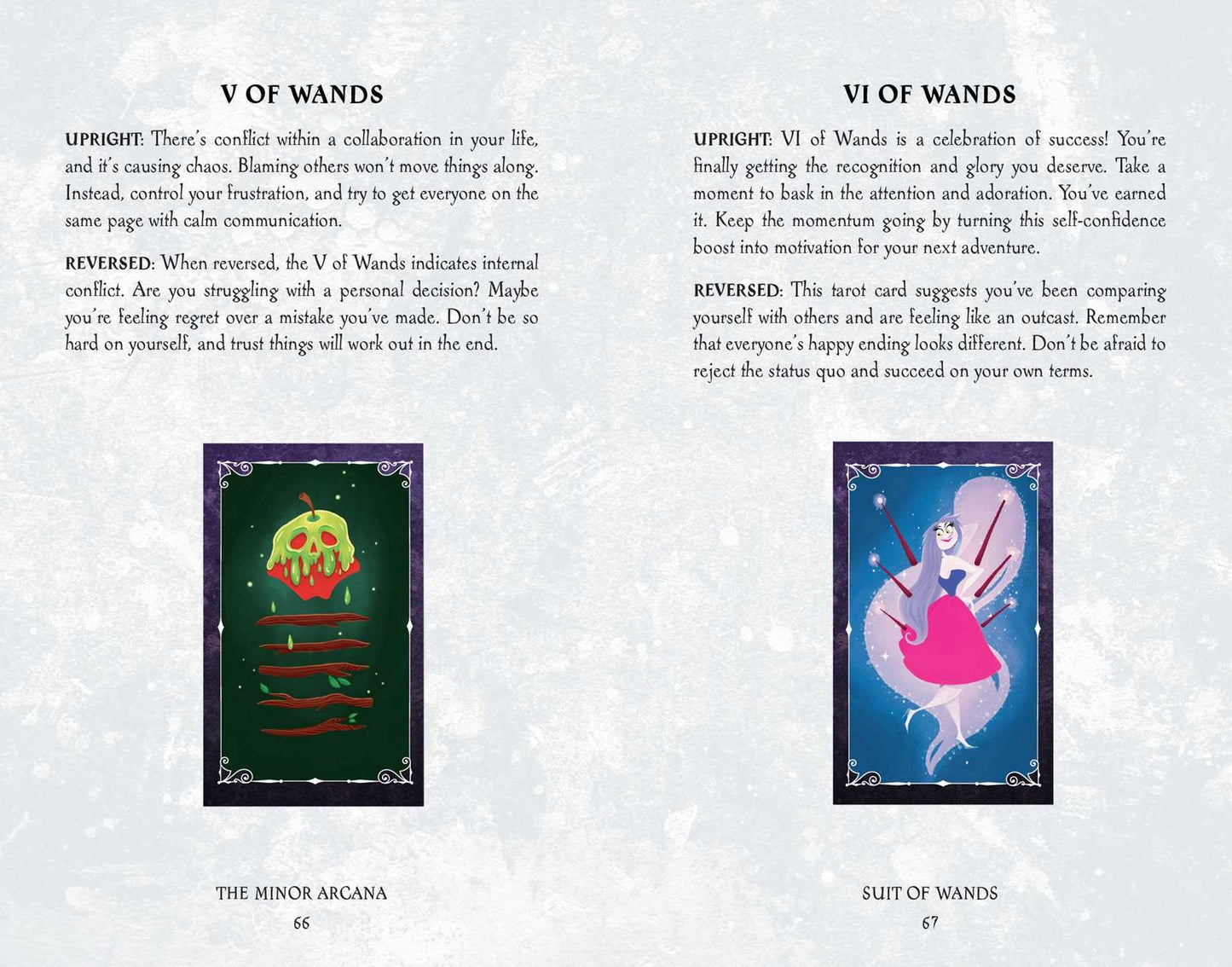 Disney Villains Tarot Deck and Guidebook Movie Tarot Deck Pop Culture Tarot