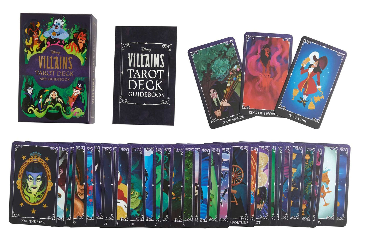 Disney Villains Tarot Deck and Guidebook Movie Tarot Deck Pop Culture Tarot