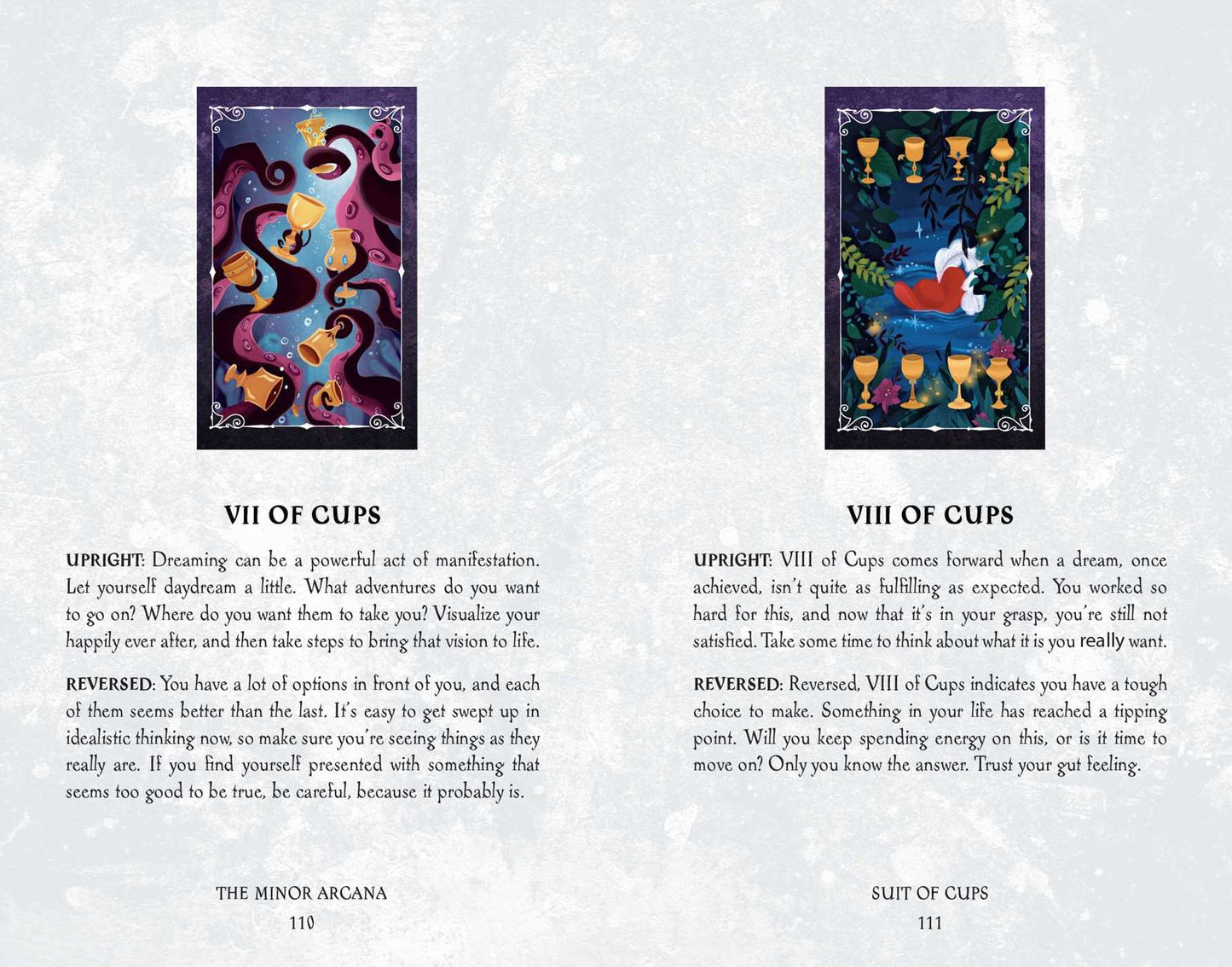 Disney Villains Tarot Deck and Guidebook Movie Tarot Deck Pop Culture Tarot