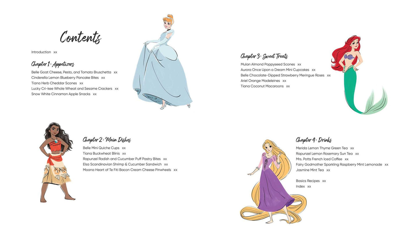 Disney Princess Tea Parties Cookbook (Kids Cookbooks, Disney Fans)