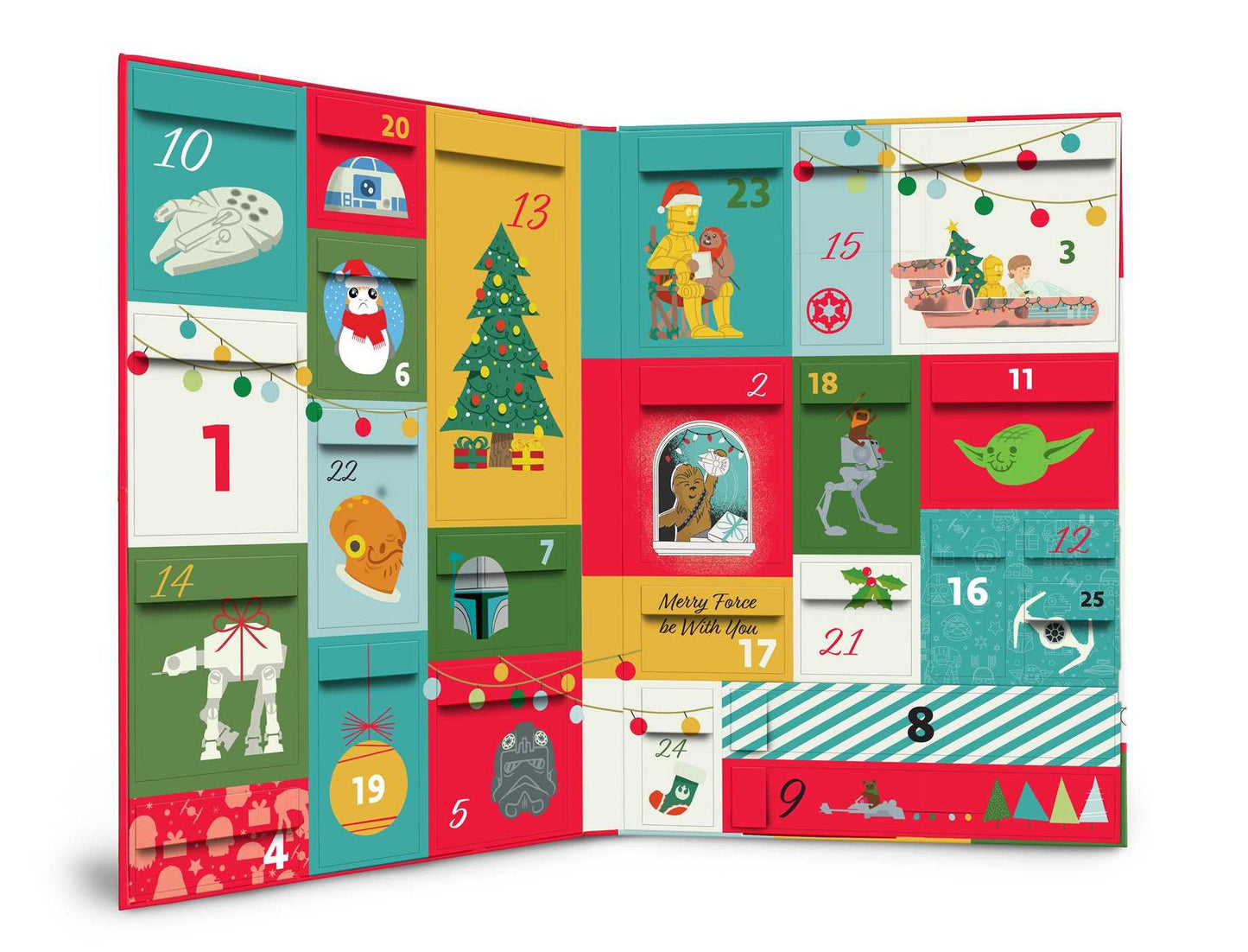 Star Wars: The Galactic Advent Calendar: 25 Days of Surprises with Booklets, Trinkets, and More! (Official Star Wars 2021 Advent Calendar, Countdown to Christmas)