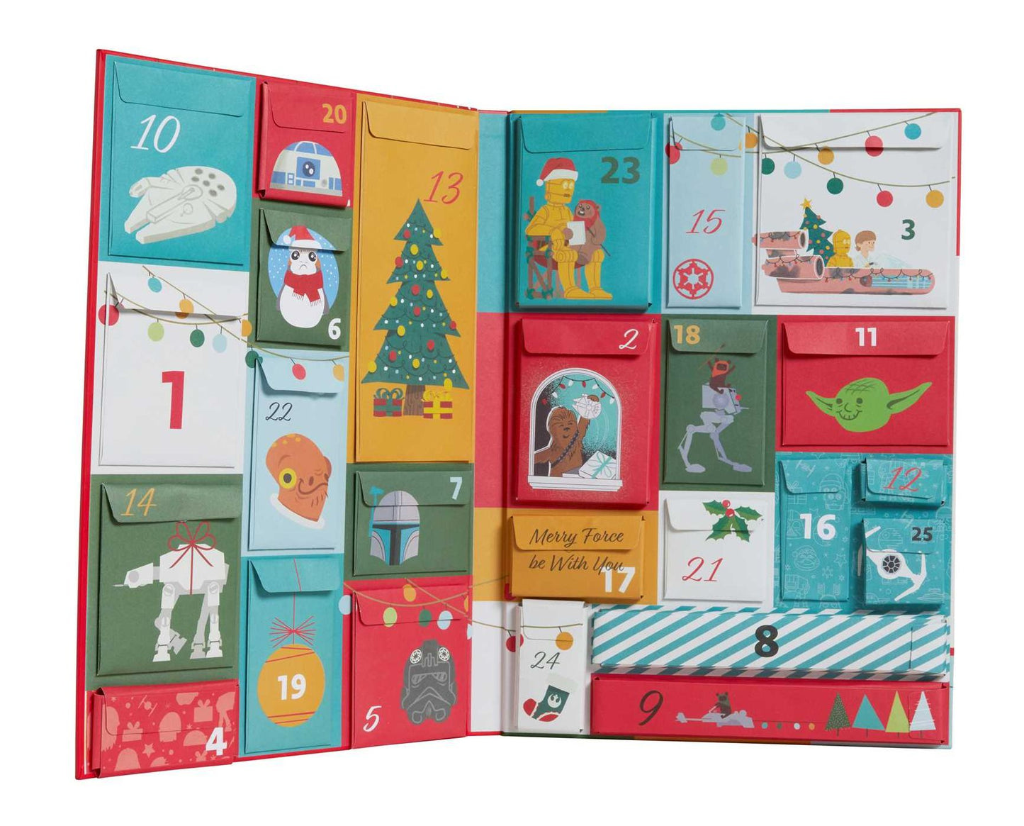 Star Wars: The Galactic Advent Calendar: 25 Days of Surprises with Booklets, Trinkets, and More! (Official Star Wars 2021 Advent Calendar, Countdown to Christmas)