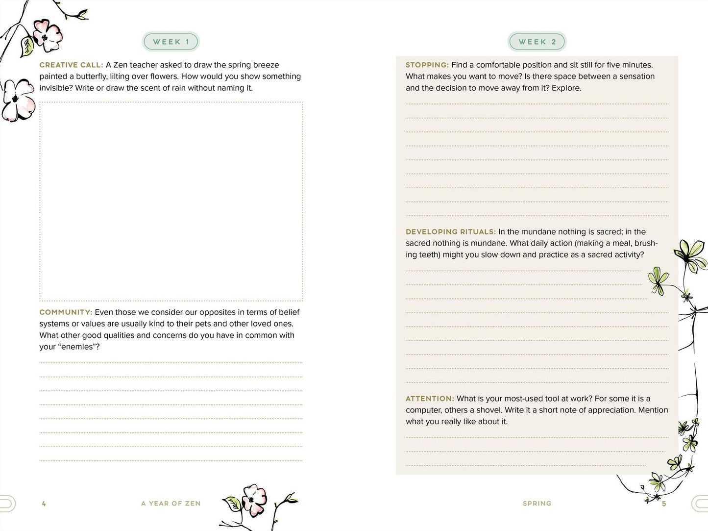 A Year of Zen: A 52-Week Guided Journal