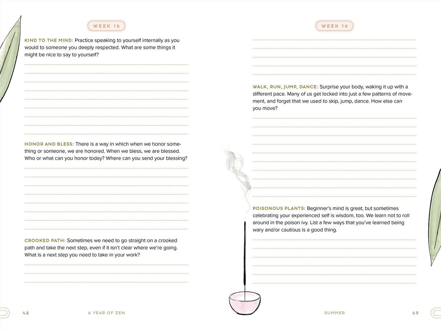 A Year of Zen: A 52-Week Guided Journal