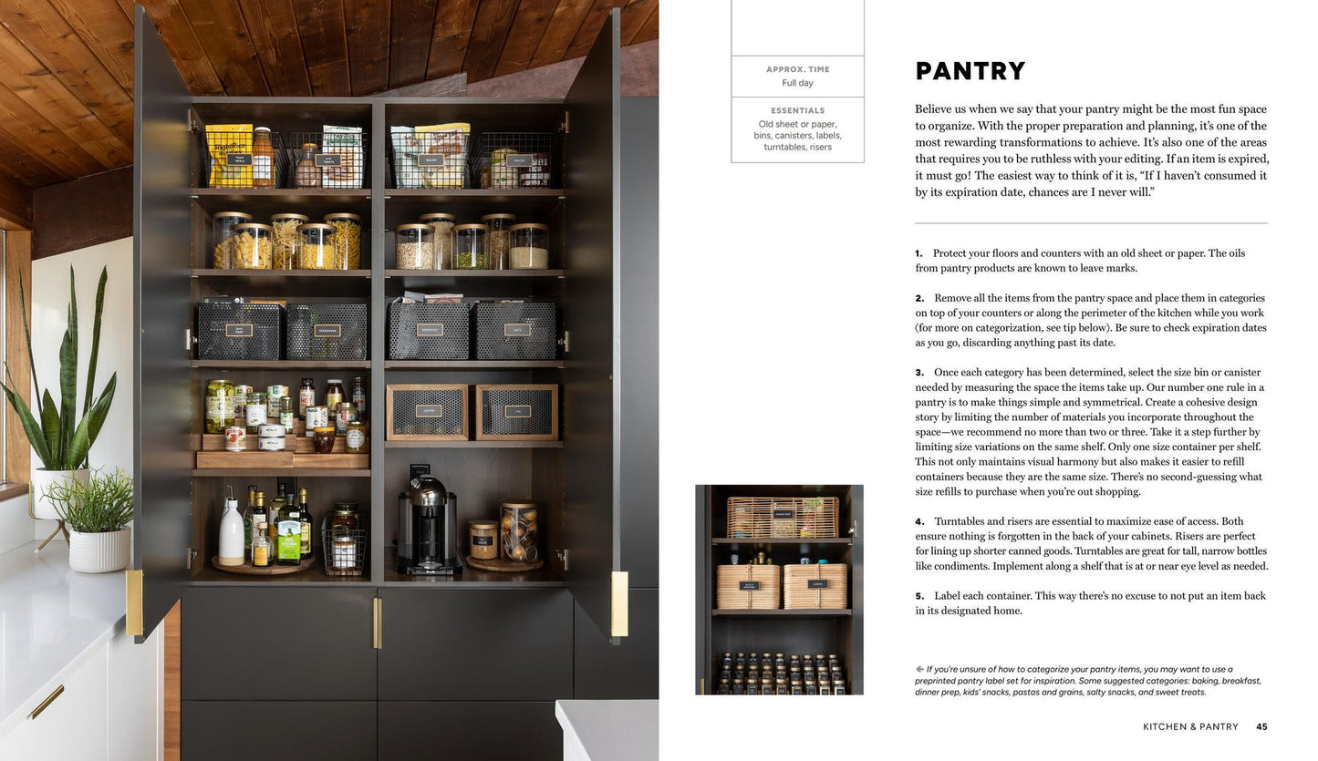 The NEAT Method Organizing Recipe Book: 70 Simple Projects to Take Your Home from Chaos to Composed