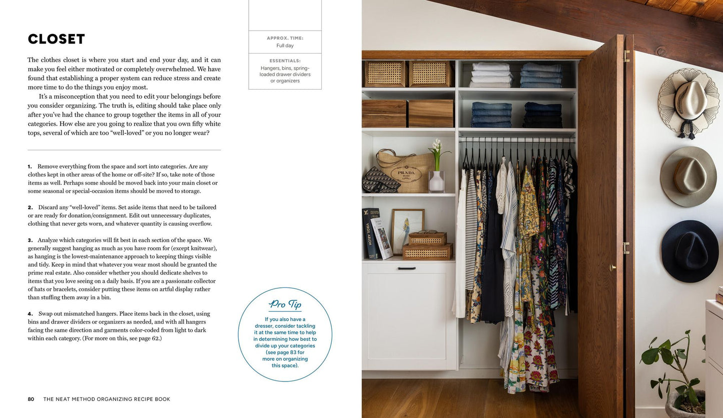 The NEAT Method Organizing Recipe Book: 70 Simple Projects to Take Your Home from Chaos to Composed