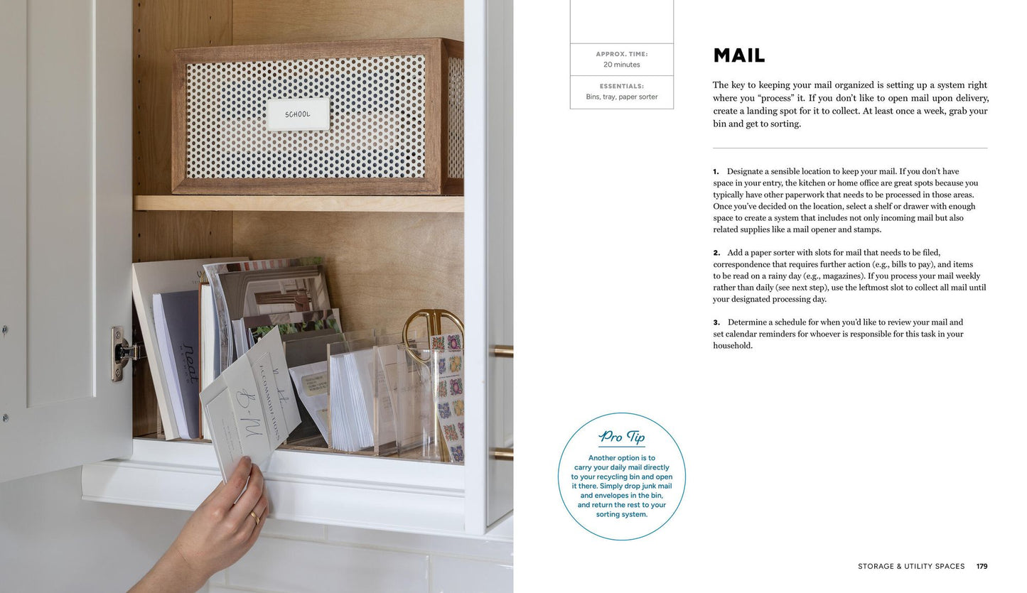 The NEAT Method Organizing Recipe Book: 70 Simple Projects to Take Your Home from Chaos to Composed