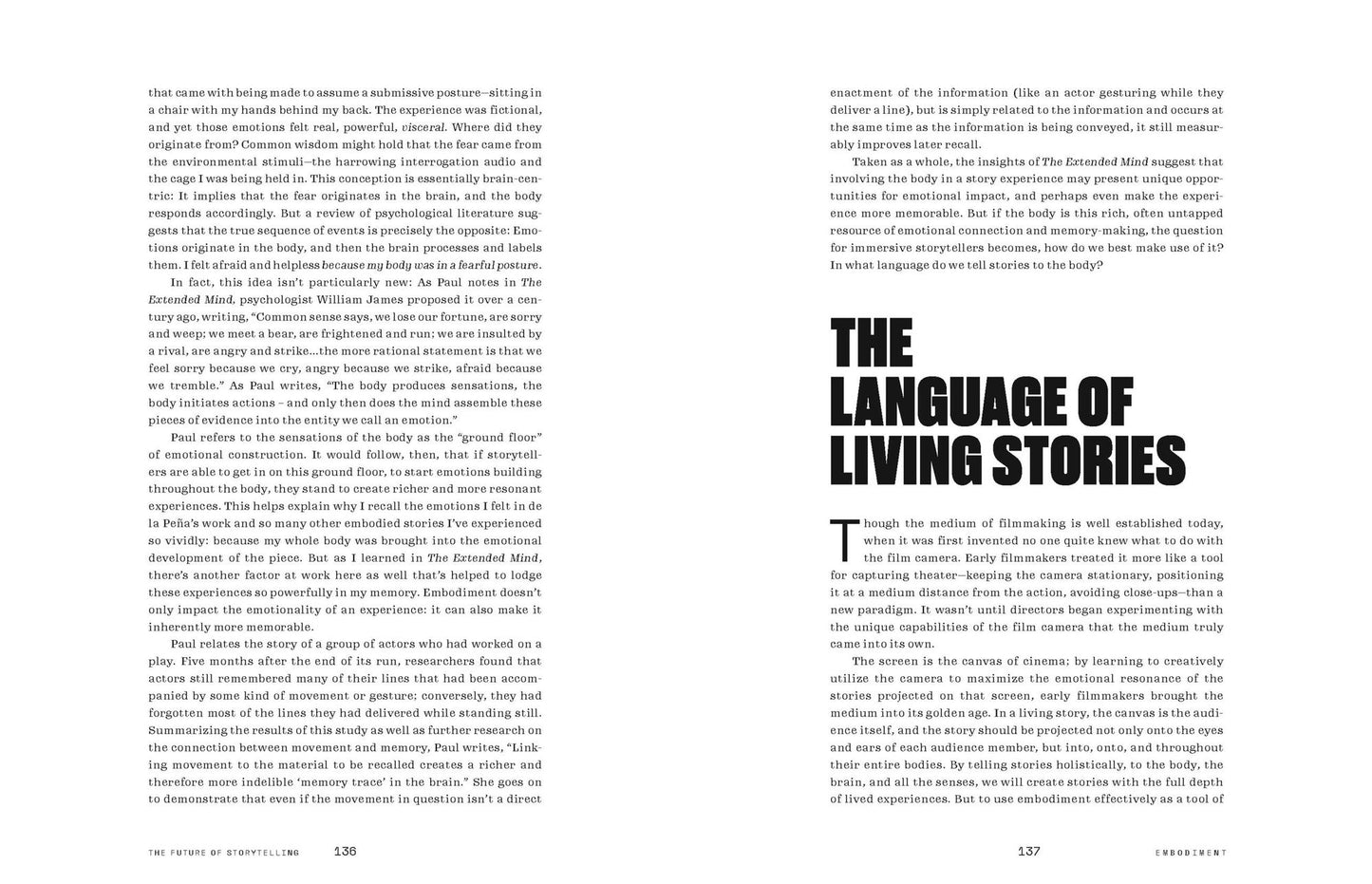 Living Stories: Immersive Entertainment in the Modern Age