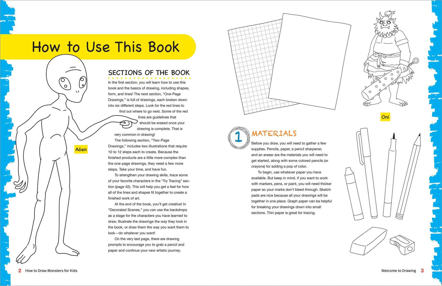 How to Draw Monsters for Kids: A Step-by-Step Guide - Ages 6-9